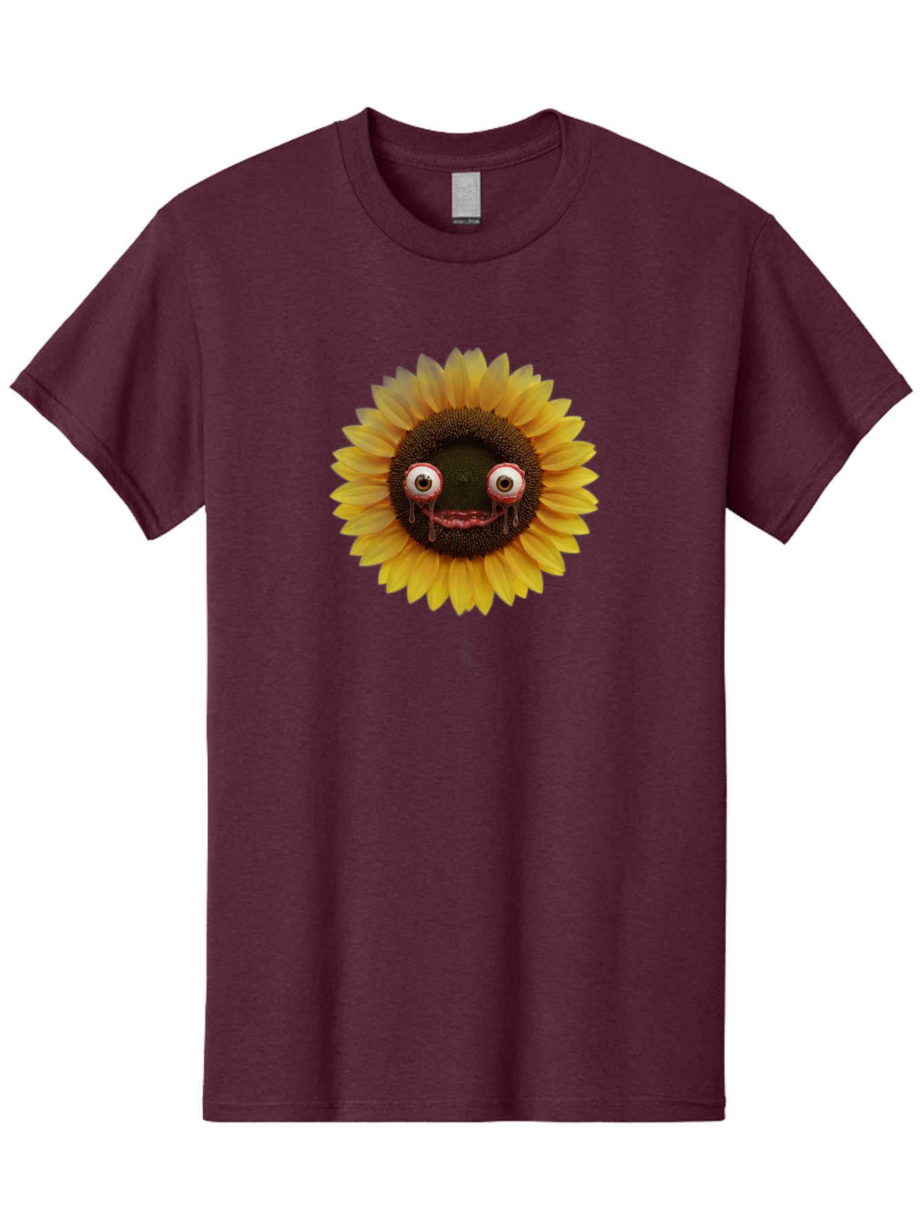 Crying-Sunflower-1 Men'S Graphic Tee, 100% Cotton, Comfortable Casual Summer Wear, Machine Washable, Vintage Camera, Old Camera, Antique Camera, Black Camera, Classic Photography, Photography Equipment, Nostalgic Device, Film Camera, Baf772 11