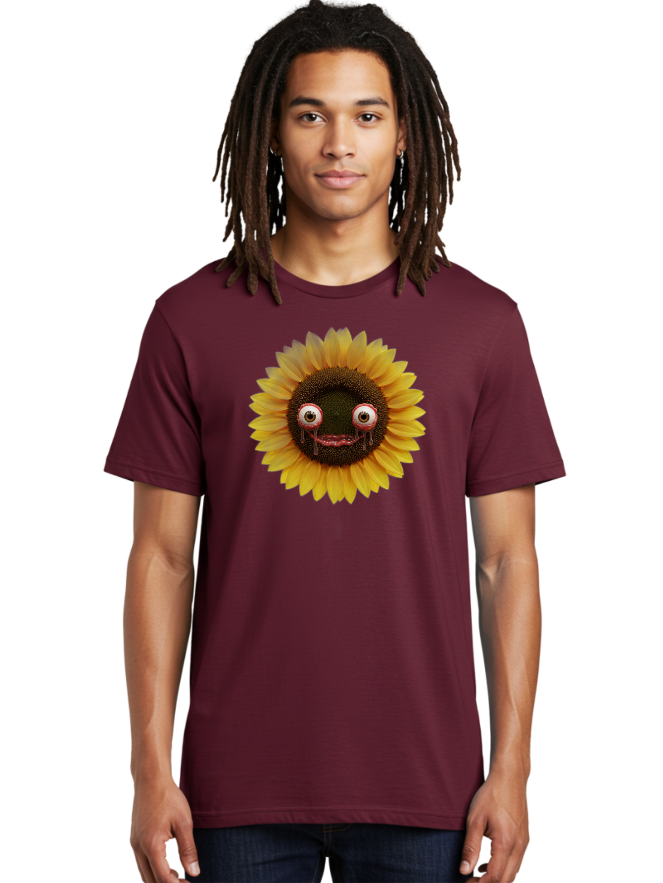 Crying-Sunflower-1 Men'S Graphic Tee, 100% Cotton, Comfortable Casual Summer Wear, Machine Washable, Vintage Camera, Old Camera, Antique Camera, Black Camera, Classic Photography, Photography Equipment, Nostalgic Device, Film Camera, Baf772 26