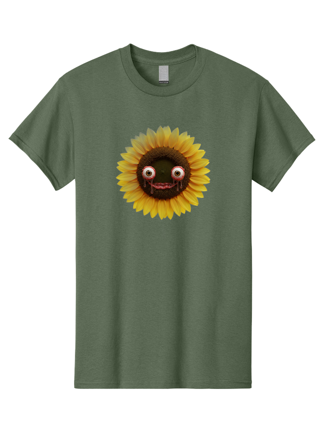 Crying-Sunflower-1 Men'S Graphic Tee, 100% Cotton, Comfortable Casual Summer Wear, Machine Washable, Vintage Camera, Old Camera, Antique Camera, Black Camera, Classic Photography, Photography Equipment, Nostalgic Device, Film Camera, Baf772 12