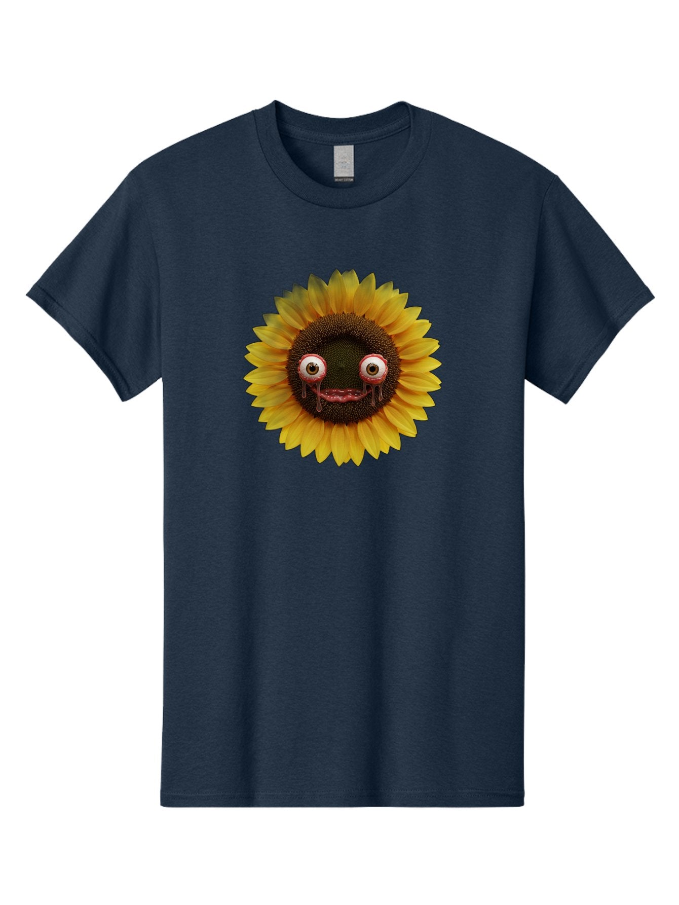 Crying-Sunflower-1 Men'S Graphic Tee, 100% Cotton, Comfortable Casual Summer Wear, Machine Washable, Vintage Camera, Old Camera, Antique Camera, Black Camera, Classic Photography, Photography Equipment, Nostalgic Device, Film Camera, Baf772 6