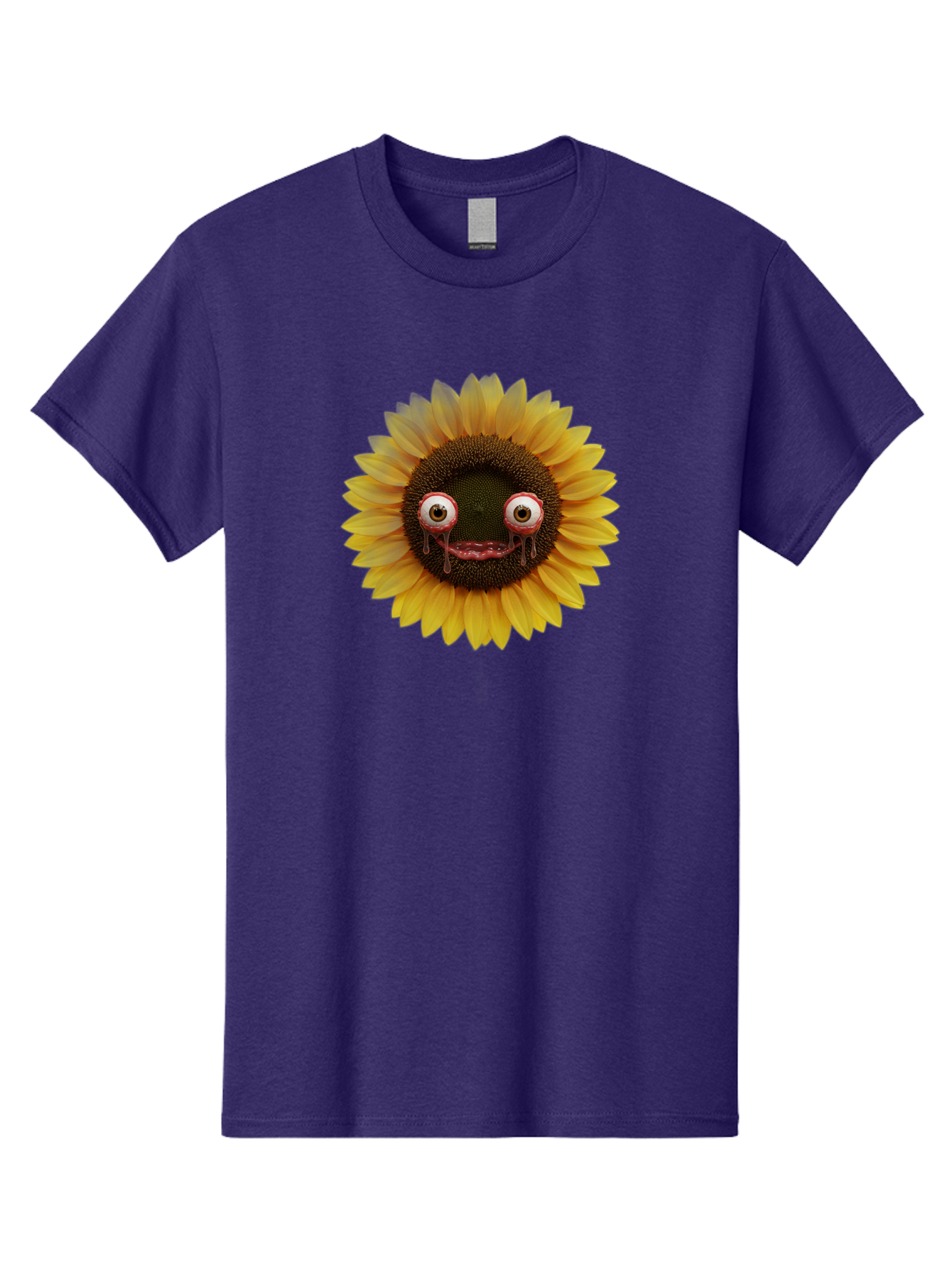 Crying-Sunflower-1 Men'S Graphic Tee, 100% Cotton, Comfortable Casual Summer Wear, Machine Washable, Vintage Camera, Old Camera, Antique Camera, Black Camera, Classic Photography, Photography Equipment, Nostalgic Device, Film Camera, Baf772 5