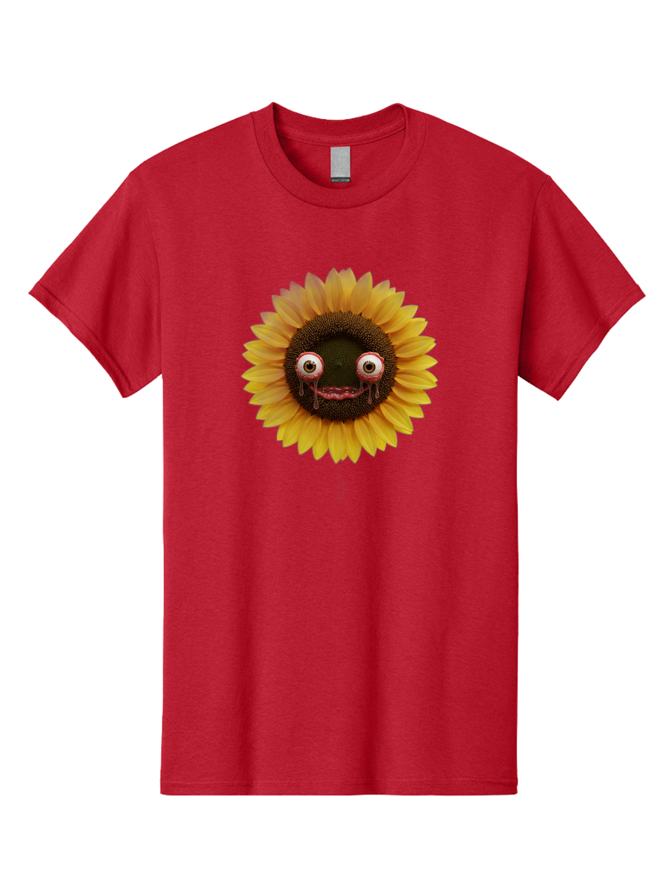 Crying-Sunflower-1 Men'S Graphic Tee, 100% Cotton, Comfortable Casual Summer Wear, Machine Washable, Vintage Camera, Old Camera, Antique Camera, Black Camera, Classic Photography, Photography Equipment, Nostalgic Device, Film Camera, Baf772 3