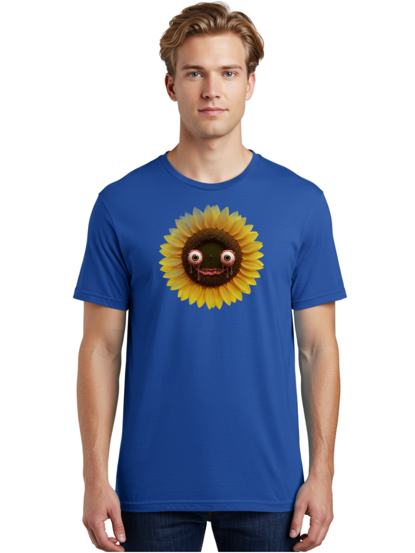 Crying-Sunflower-1 Men'S Graphic Tee, 100% Cotton, Comfortable Casual Summer Wear, Machine Washable, Vintage Camera, Old Camera, Antique Camera, Black Camera, Classic Photography, Photography Equipment, Nostalgic Device, Film Camera, Baf772 23
