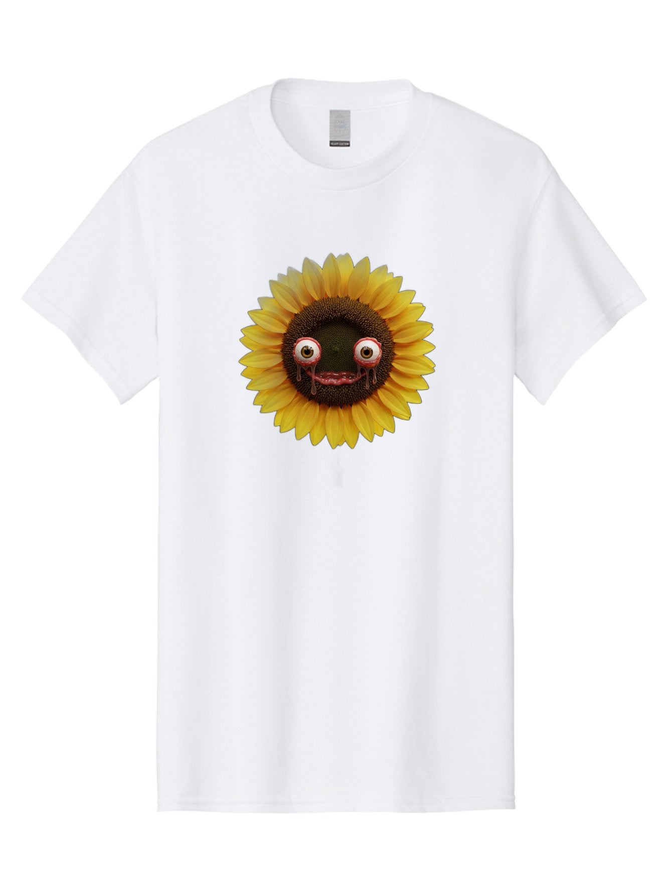Crying-Sunflower-1 Men'S Graphic Tee, 100% Cotton, Comfortable Casual Summer Wear, Machine Washable, Vintage Camera, Old Camera, Antique Camera, Black Camera, Classic Photography, Photography Equipment, Nostalgic Device, Film Camera, Baf772