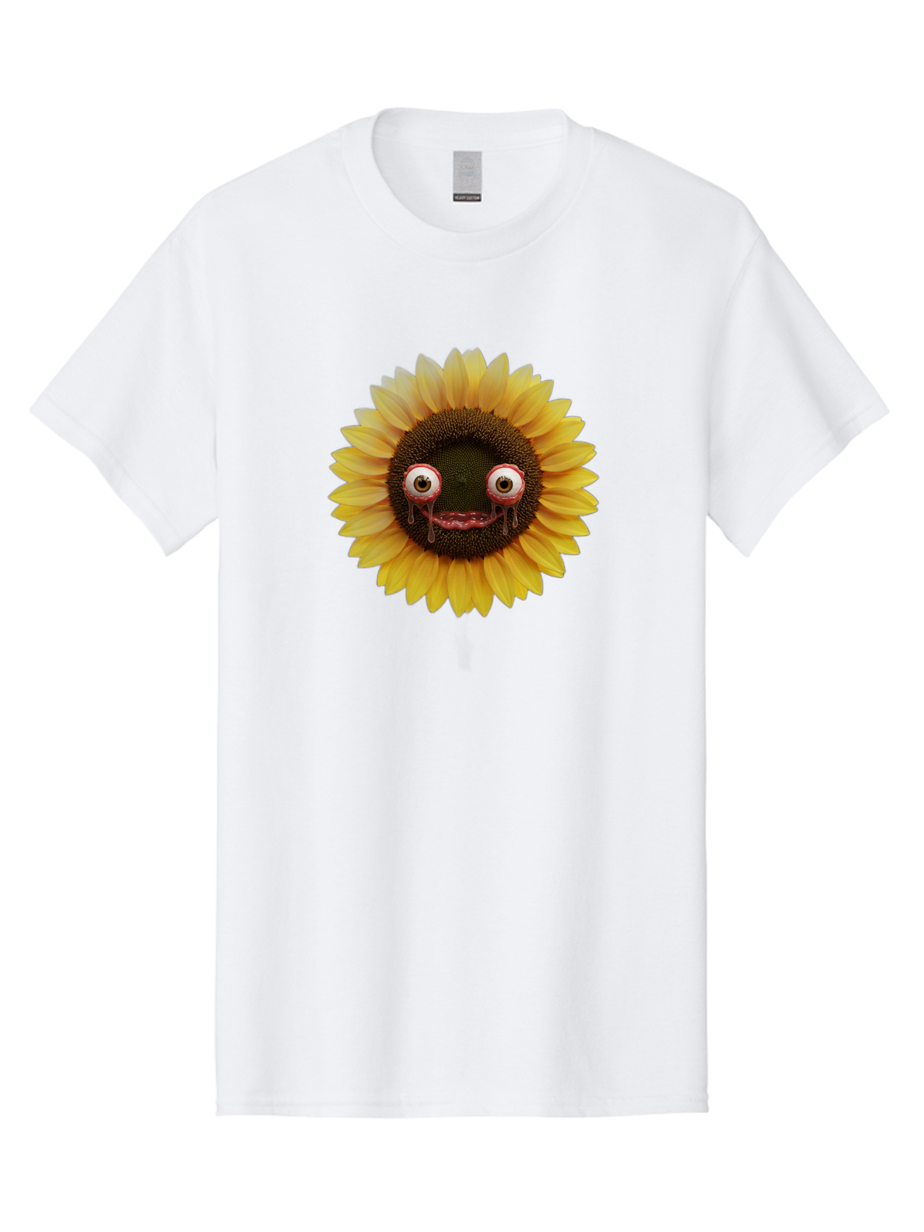 Crying-Sunflower-1 Men'S Graphic Tee, 100% Cotton, Comfortable Casual Summer Wear, Machine Washable, Vintage Camera, Old Camera, Antique Camera, Black Camera, Classic Photography, Photography Equipment, Nostalgic Device, Film Camera, Baf772 10
