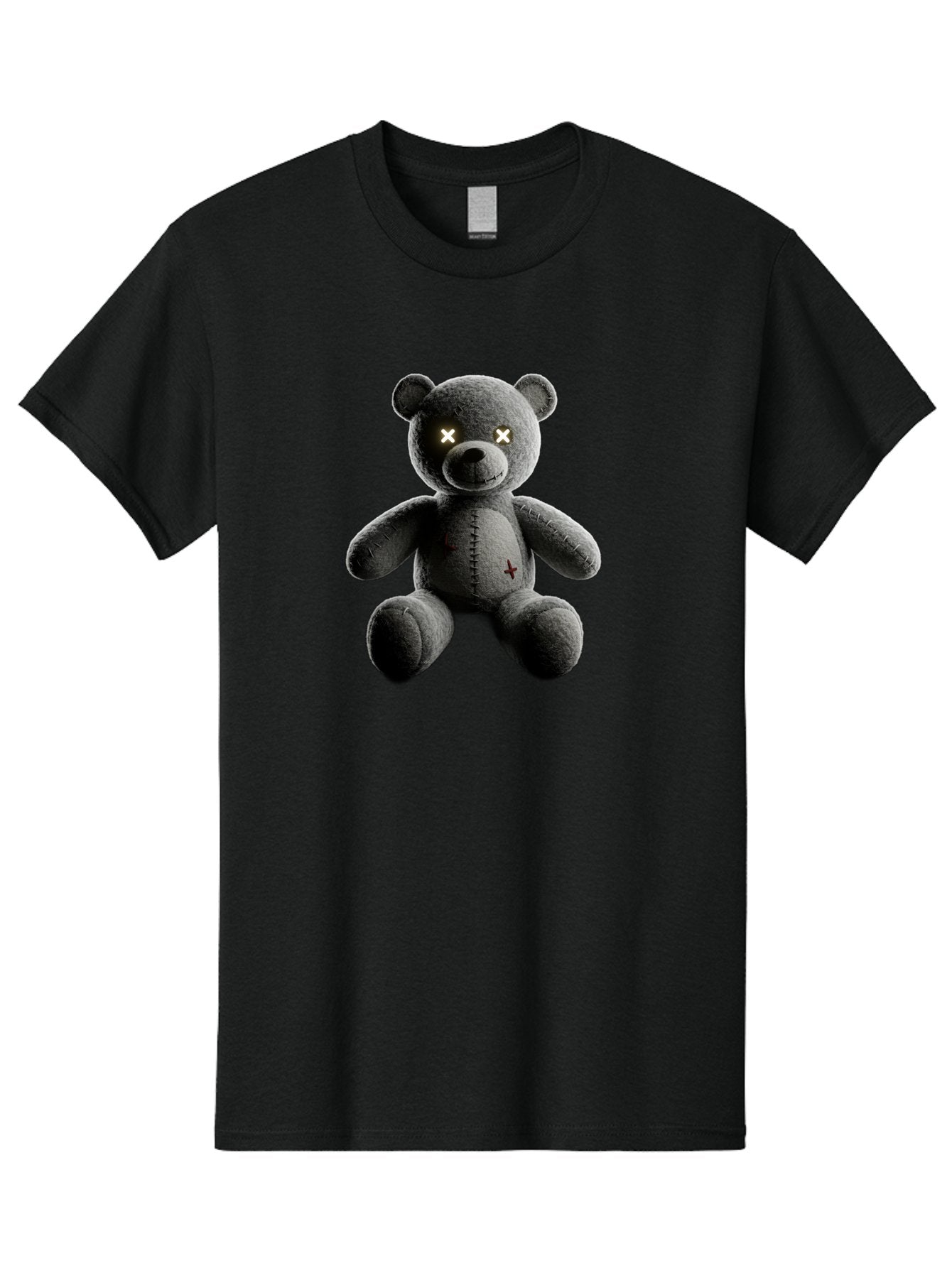 Cursed-Black-Teddy-Bear Men'S Graphic Tee, 100% Cotton, Comfortable Casual Summer Wear, Machine Washable, Vintage Camera, Old Camera, Antique Camera, Black Camera, Classic Photography, Photography Equipment, Nostalgic Device, Film Camera, Baf774 3