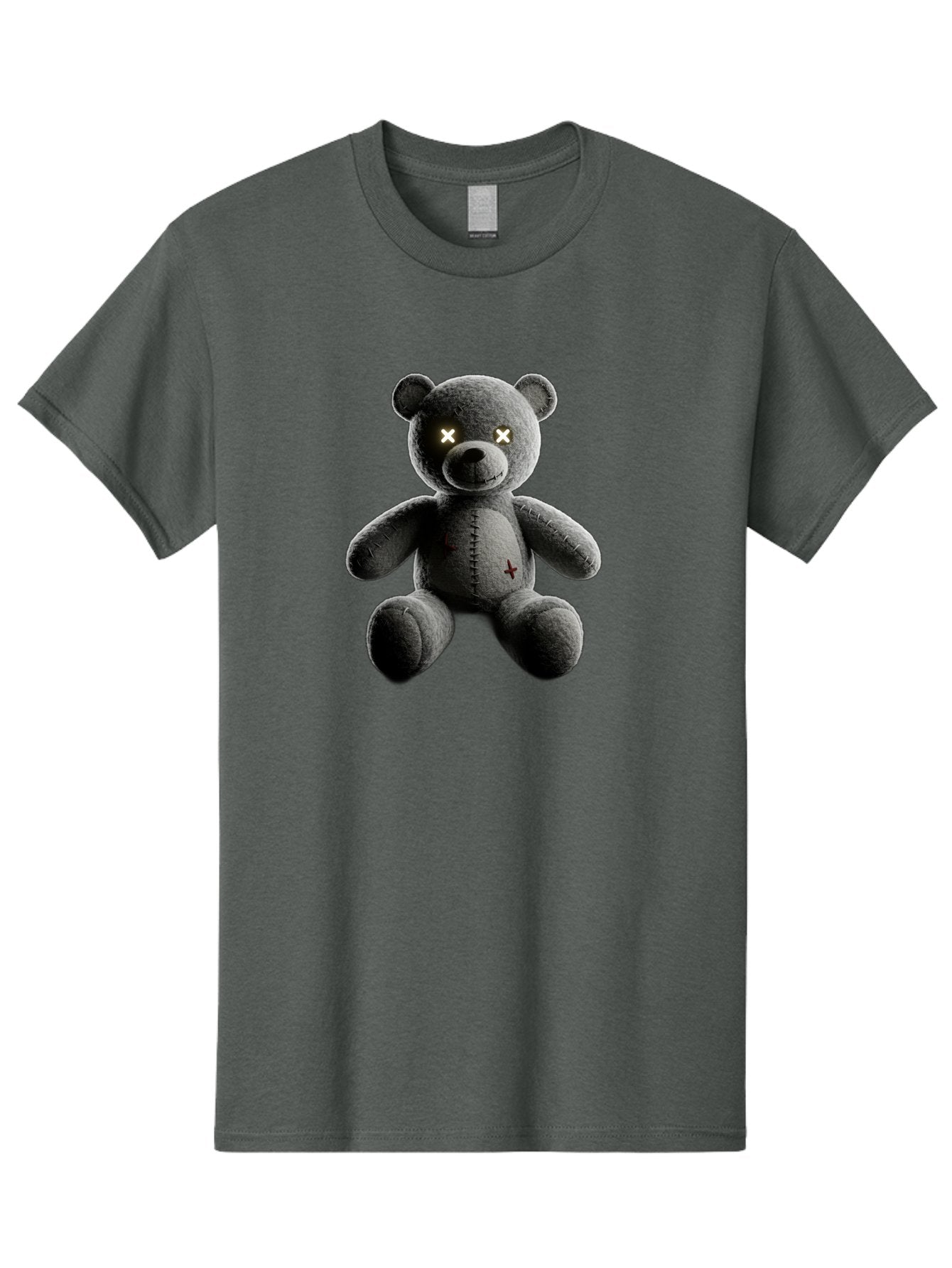 Cursed-Black-Teddy-Bear Men'S Graphic Tee, 100% Cotton, Comfortable Casual Summer Wear, Machine Washable, Vintage Camera, Old Camera, Antique Camera, Black Camera, Classic Photography, Photography Equipment, Nostalgic Device, Film Camera, Baf774 9