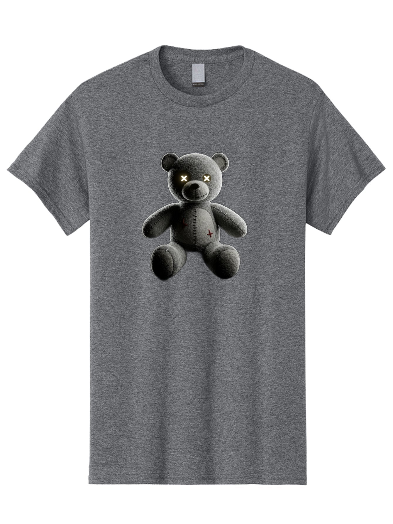 Cursed-Black-Teddy-Bear Men'S Graphic Tee, 100% Cotton, Comfortable Casual Summer Wear, Machine Washable, Vintage Camera, Old Camera, Antique Camera, Black Camera, Classic Photography, Photography Equipment, Nostalgic Device, Film Camera, Baf774