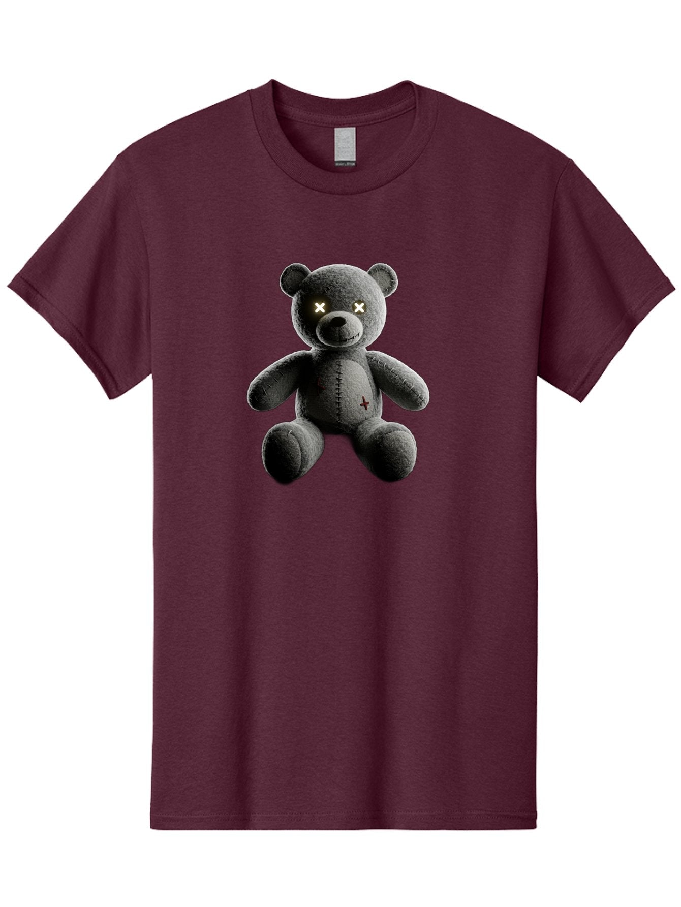 Cursed-Black-Teddy-Bear Men'S Graphic Tee, 100% Cotton, Comfortable Casual Summer Wear, Machine Washable, Vintage Camera, Old Camera, Antique Camera, Black Camera, Classic Photography, Photography Equipment, Nostalgic Device, Film Camera, Baf774 5