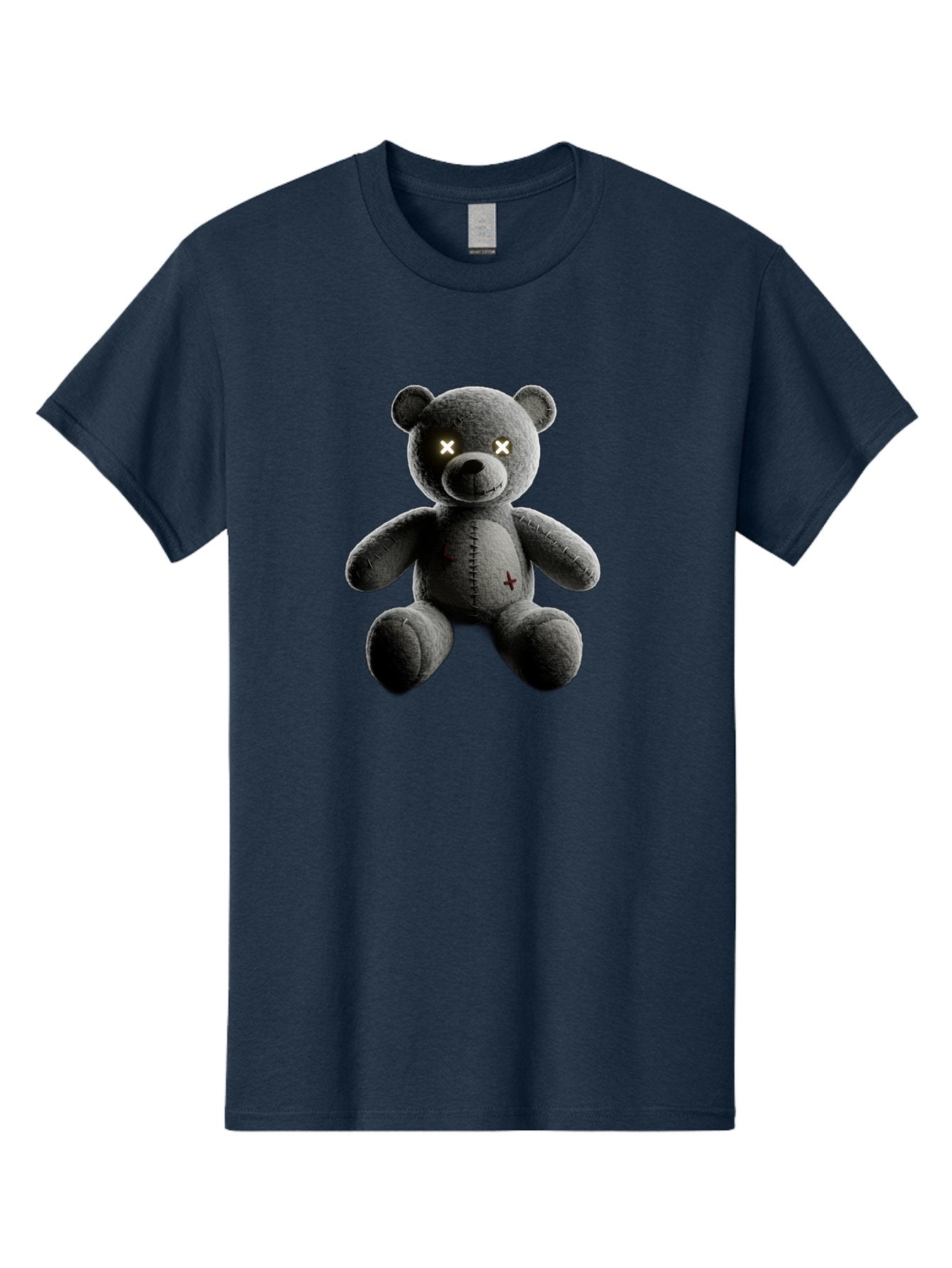 Cursed-Black-Teddy-Bear Men'S Graphic Tee, 100% Cotton, Comfortable Casual Summer Wear, Machine Washable, Vintage Camera, Old Camera, Antique Camera, Black Camera, Classic Photography, Photography Equipment, Nostalgic Device, Film Camera, Baf774 8