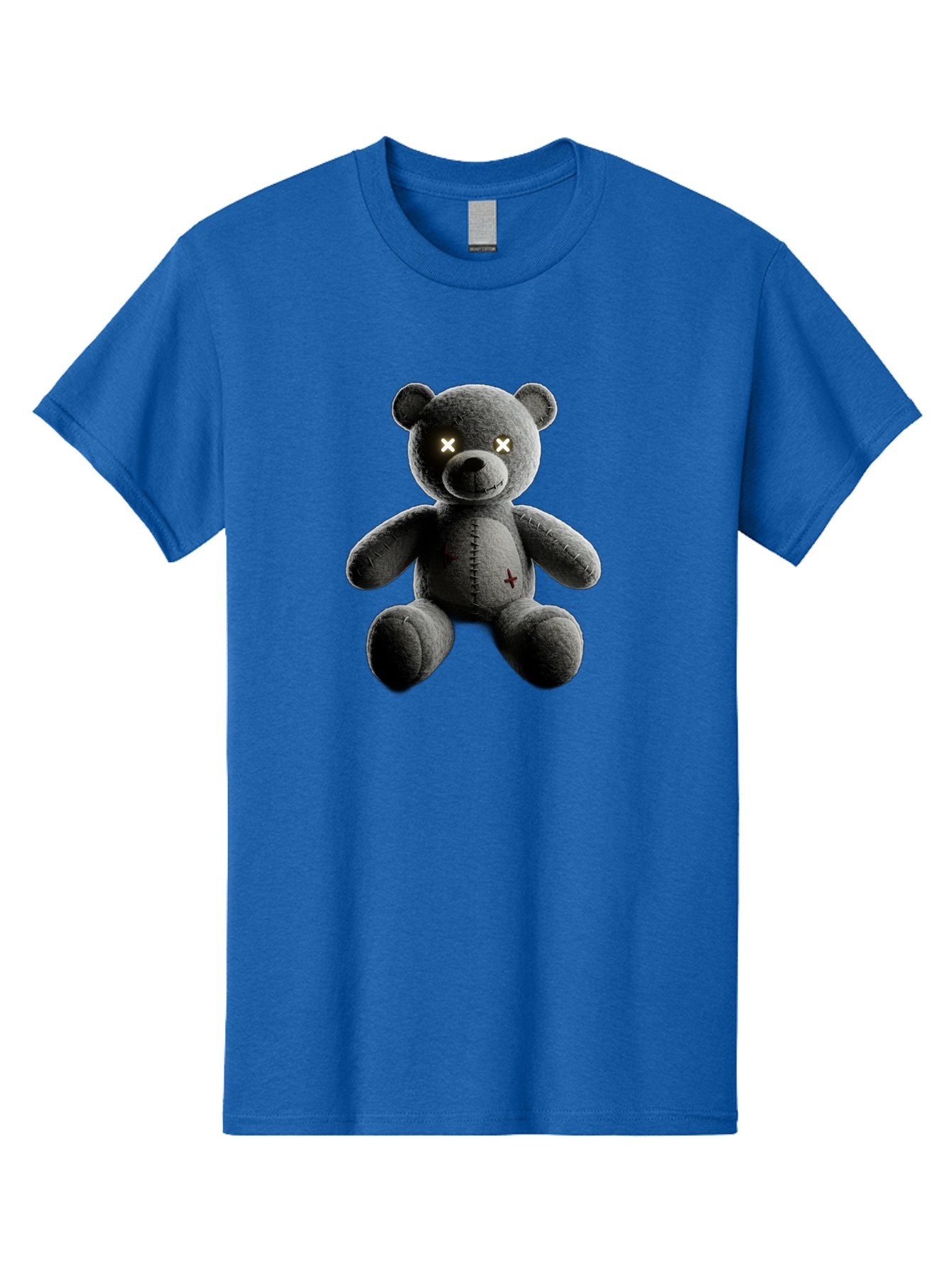 Cursed-Black-Teddy-Bear Men'S Graphic Tee, 100% Cotton, Comfortable Casual Summer Wear, Machine Washable, Vintage Camera, Old Camera, Antique Camera, Black Camera, Classic Photography, Photography Equipment, Nostalgic Device, Film Camera, Baf774