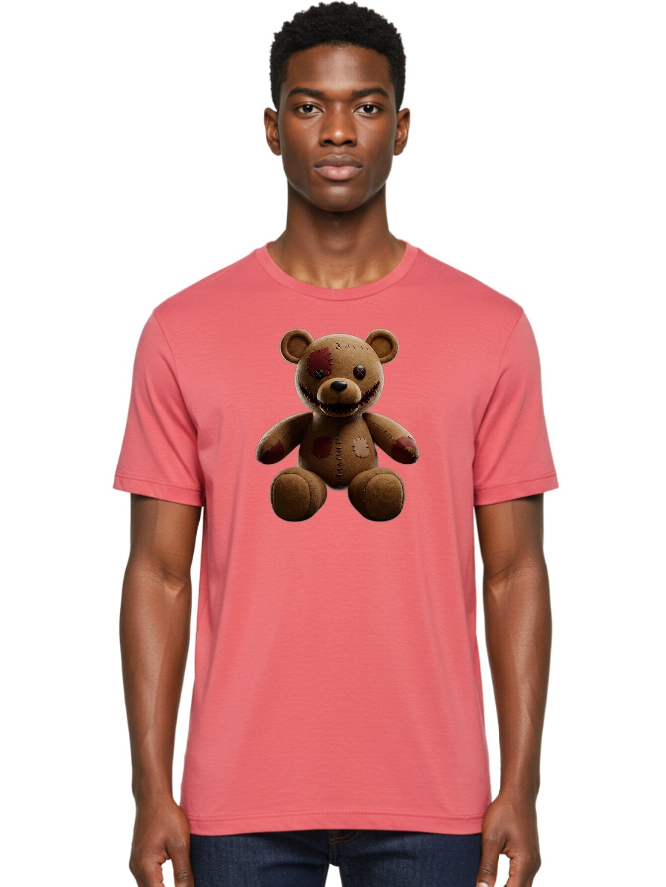 Damaged-Teddy-Bear Men'S Graphic Tee, 100% Cotton, Comfortable Casual Summer Wear, Machine Washable, Vintage Camera, Old Camera, Antique Camera, Black Camera, Classic Photography, Photography Equipment, Nostalgic Device, Film Camera, Baf778 19