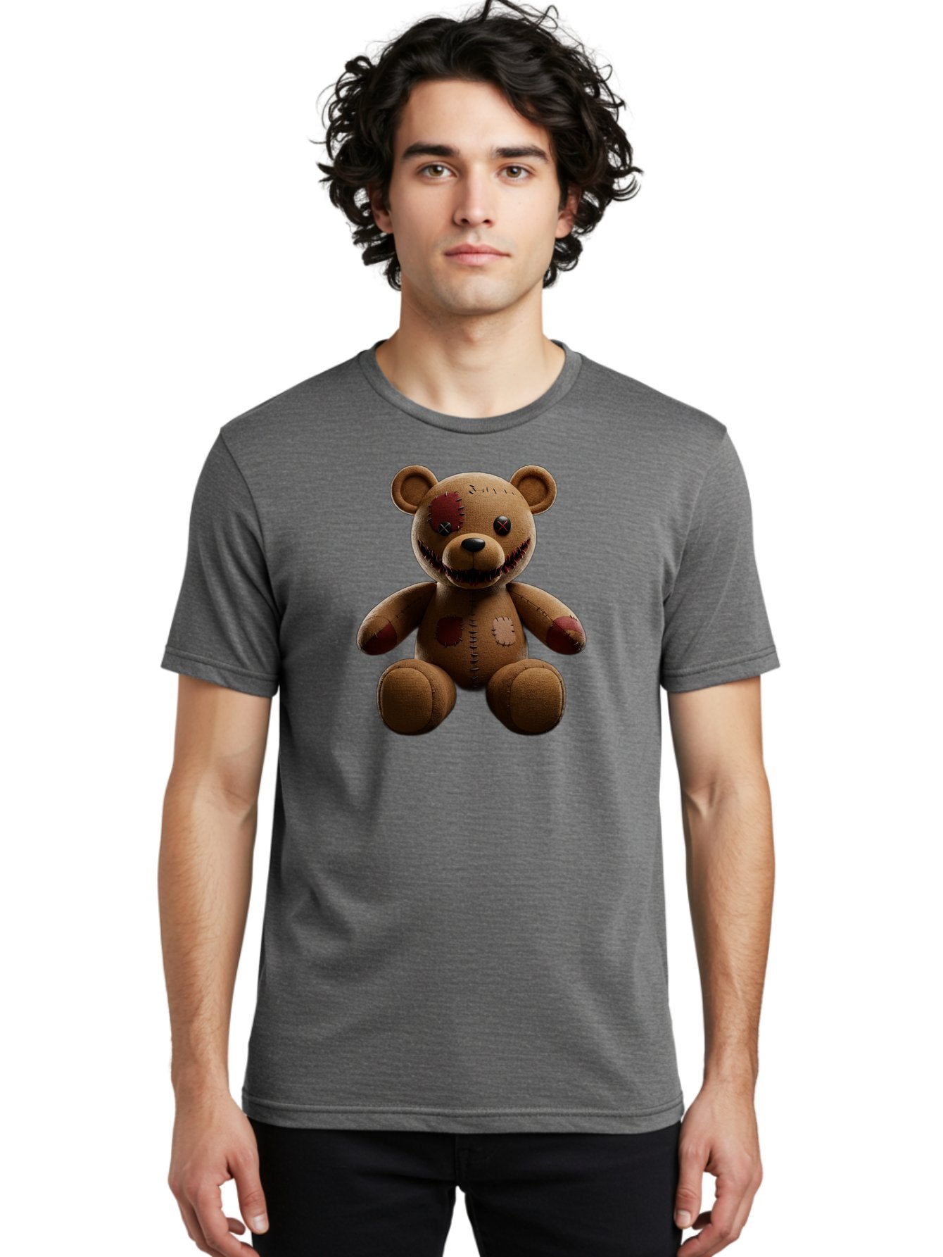 Damaged-Teddy-Bear Men'S Graphic Tee, 100% Cotton, Comfortable Casual Summer Wear, Machine Washable, Vintage Camera, Old Camera, Antique Camera, Black Camera, Classic Photography, Photography Equipment, Nostalgic Device, Film Camera, Baf778 23