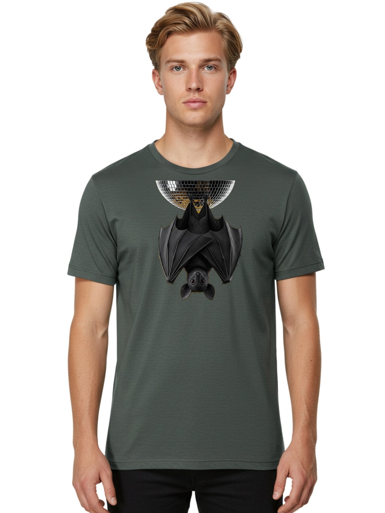 Disco-Bat-2 Men'S Graphic Tee, 100% Cotton, Comfortable Casual Summer Wear, Machine Washable, Vintage Camera, Old Camera, Antique Camera, Black Camera, Classic Photography, Photography Equipment, Nostalgic Device, Film Camera, Camera Art Baf788 22