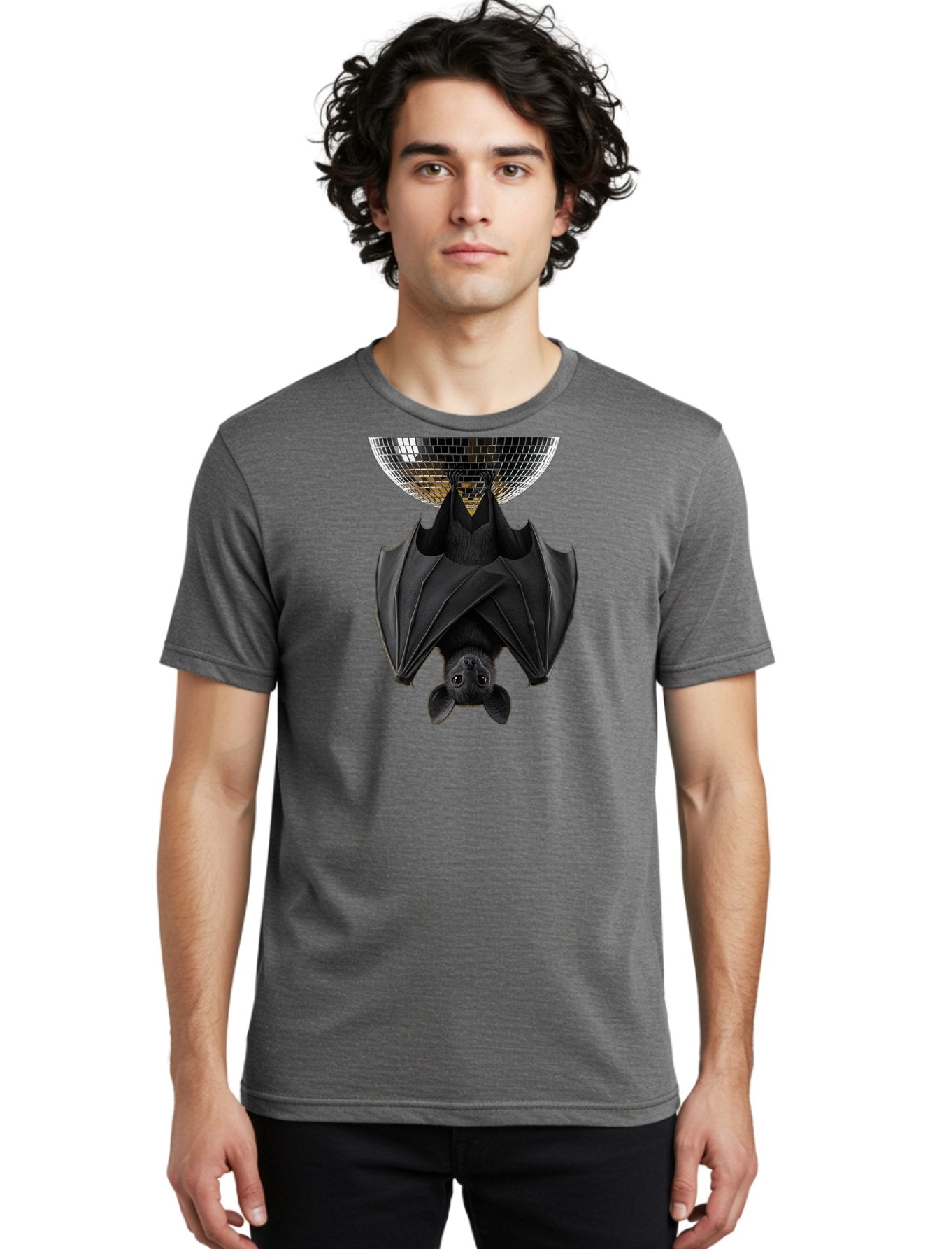 Disco-Bat-2 Men'S Graphic Tee, 100% Cotton, Comfortable Casual Summer Wear, Machine Washable, Vintage Camera, Old Camera, Antique Camera, Black Camera, Classic Photography, Photography Equipment, Nostalgic Device, Film Camera, Camera Art Baf788 18