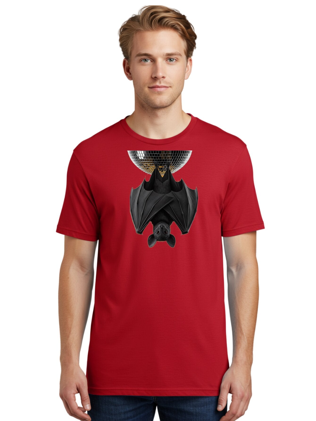 Disco-Bat-2 Men'S Graphic Tee, 100% Cotton, Comfortable Casual Summer Wear, Machine Washable, Vintage Camera, Old Camera, Antique Camera, Black Camera, Classic Photography, Photography Equipment, Nostalgic Device, Film Camera, Camera Art Baf788 17