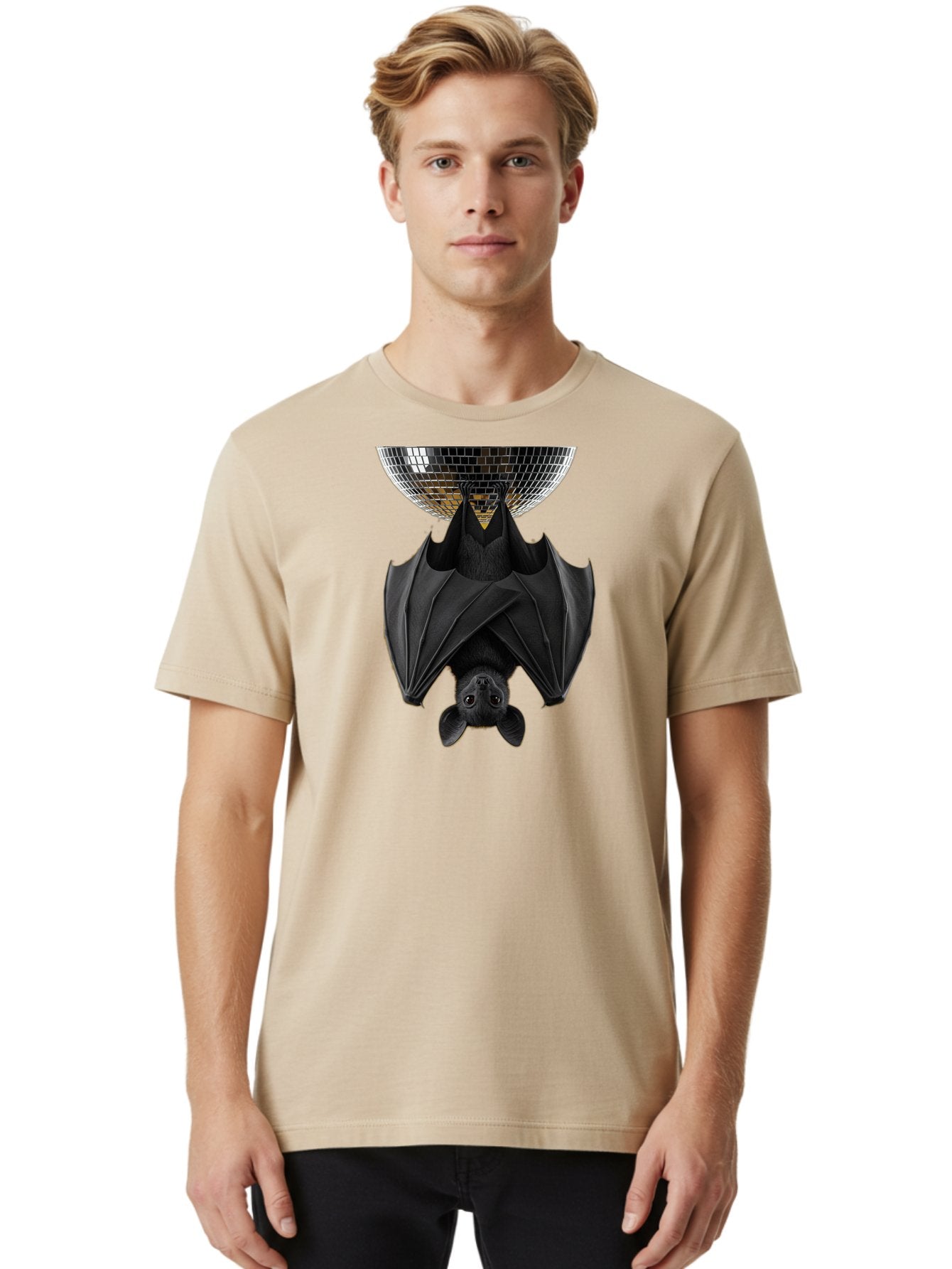 Disco-Bat-2 Men'S Graphic Tee, 100% Cotton, Comfortable Casual Summer Wear, Machine Washable, Vintage Camera, Old Camera, Antique Camera, Black Camera, Classic Photography, Photography Equipment, Nostalgic Device, Film Camera, Camera Art Baf788 16