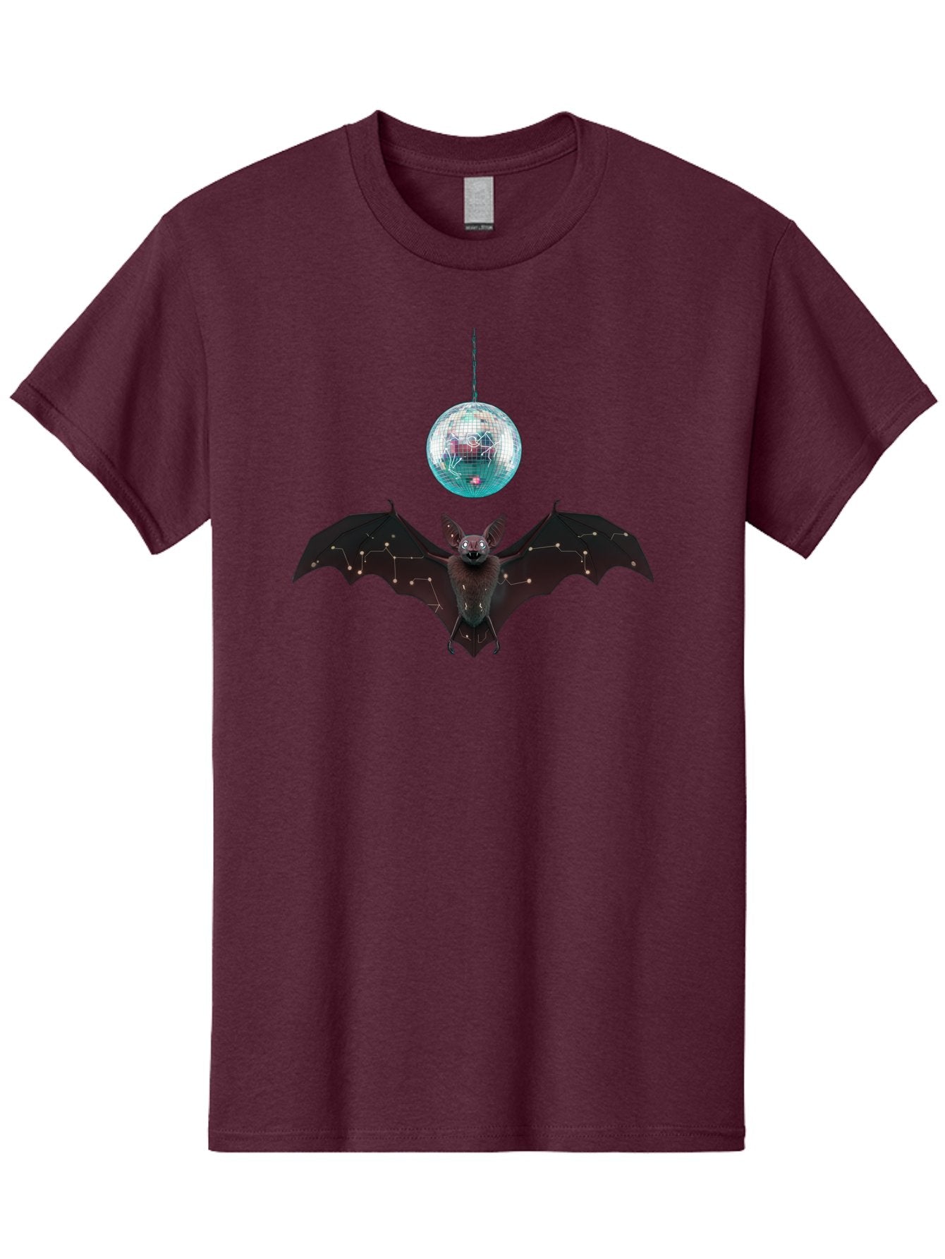 Disco-Bat-4 Men'S Graphic Tee, 100% Cotton, Comfortable Casual Summer Wear, Machine Washable, Vintage Camera, Old Camera, Antique Camera, Black Camera, Classic Photography, Photography Equipment, Nostalgic Device, Film Camera, Camera Art Baf790 7