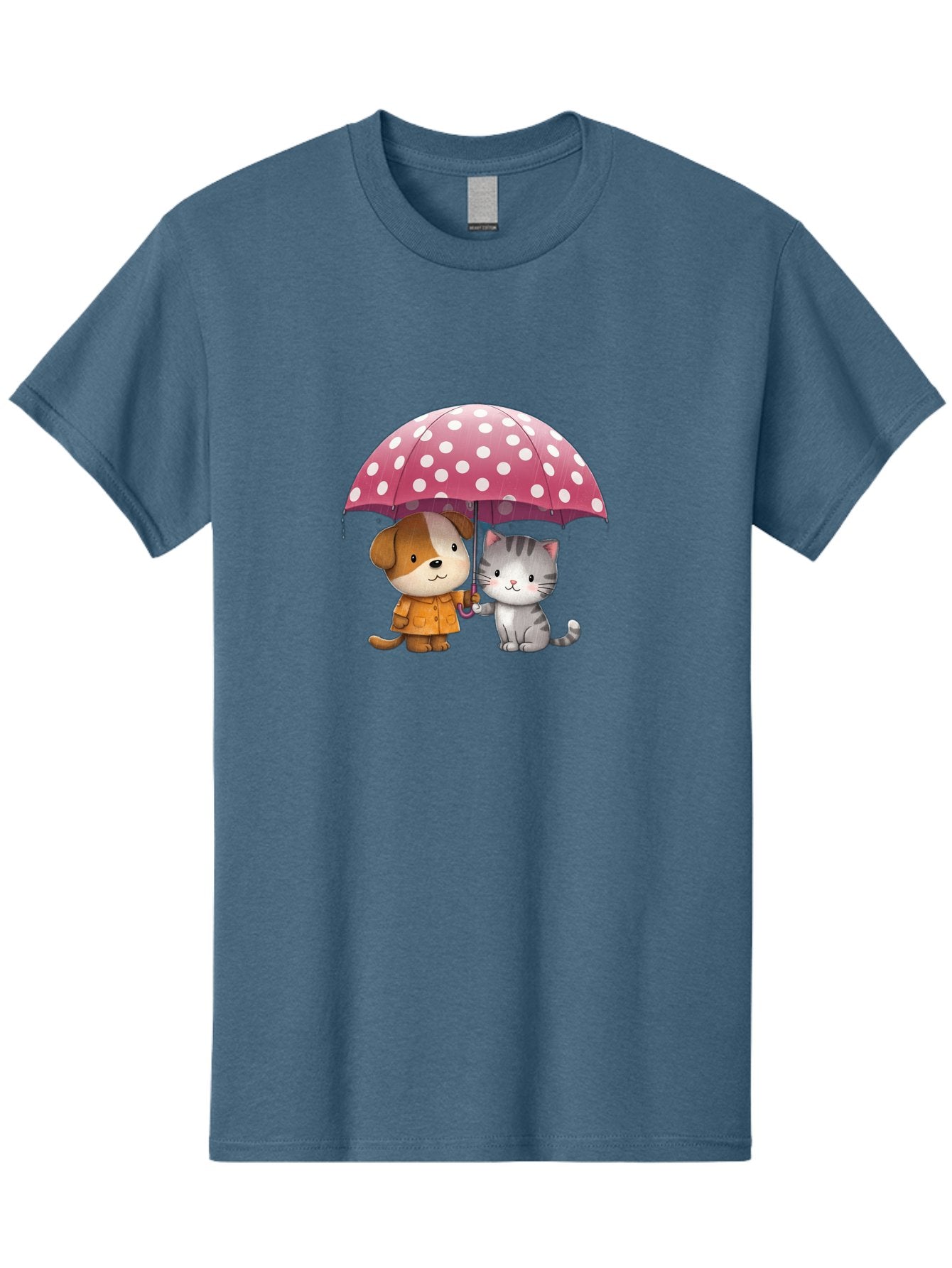 Dog-And-Cat-Under-Polka-Dot-Umbrella Men'S Graphic Tee, 100% Cotton, Comfortable Casual Summer Wear, Machine Washable, Vintage Camera, Old Camera, Antique Camera, Black Camera, Classic Photography, Photography Equipment, Nostalgic Device, Baf797 10