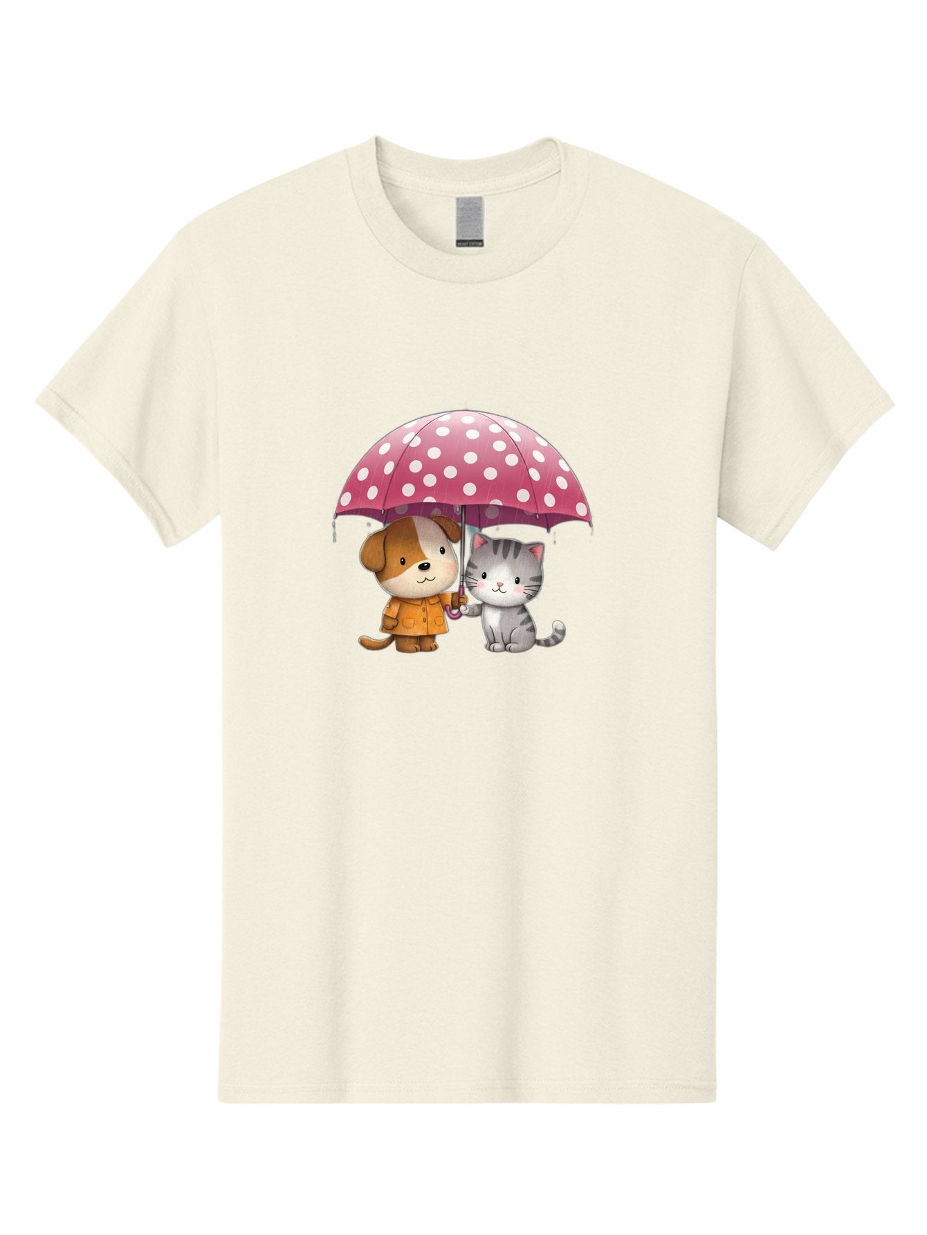 Dog-And-Cat-Under-Polka-Dot-Umbrella Men'S Graphic Tee, 100% Cotton, Comfortable Casual Summer Wear, Machine Washable, Vintage Camera, Old Camera, Antique Camera, Black Camera, Classic Photography, Photography Equipment, Nostalgic Device, Baf797 13