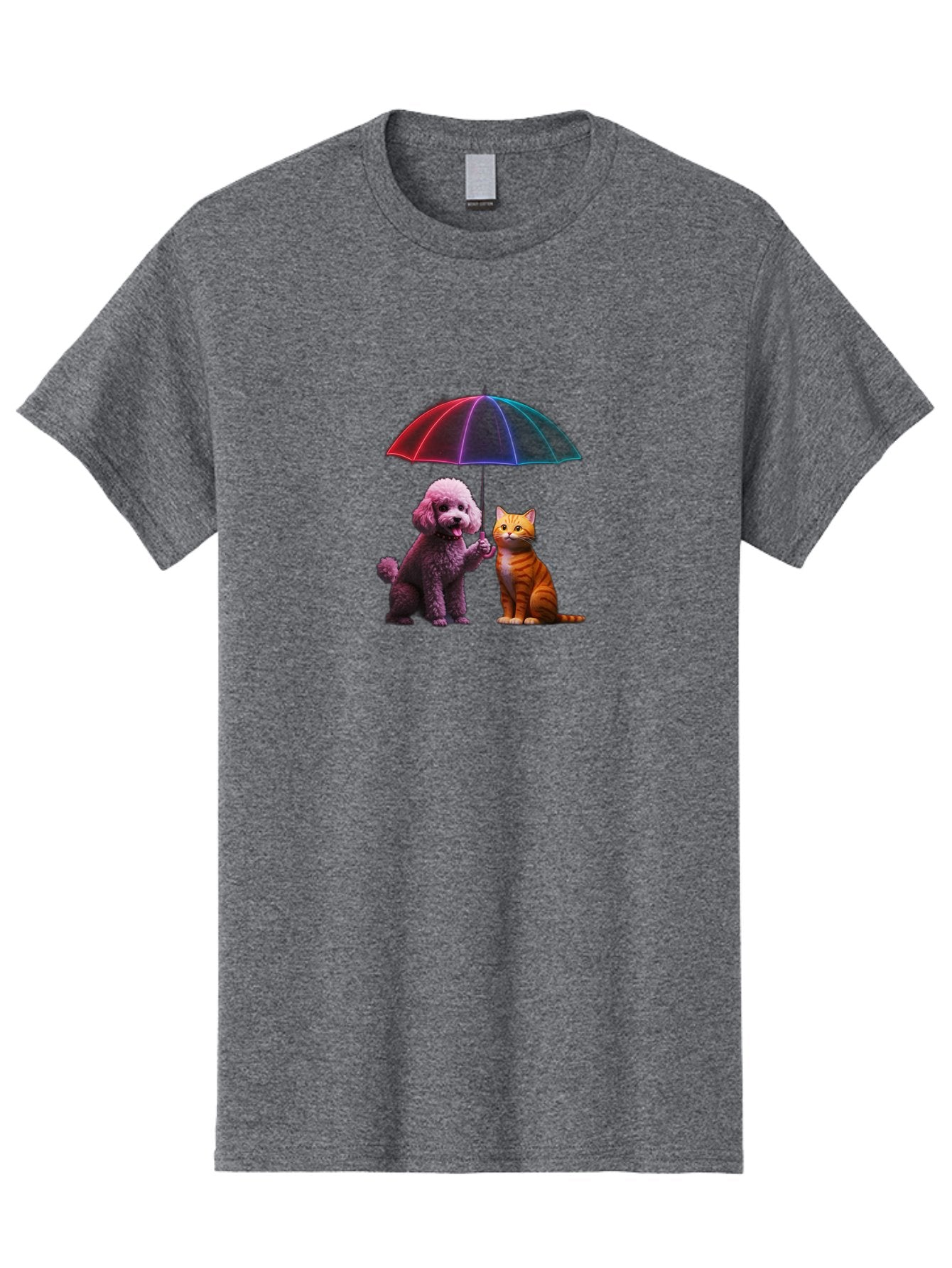 Dog-And-Cat-Under-Umbrella Men'S Graphic Tee, 100% Cotton, Comfortable Casual Summer Wear, Machine Washable, Vintage Camera, Old Camera, Antique Camera, Black Camera, Classic Photography, Photography Equipment, Nostalgic Device, Film Camera, Baf798 10