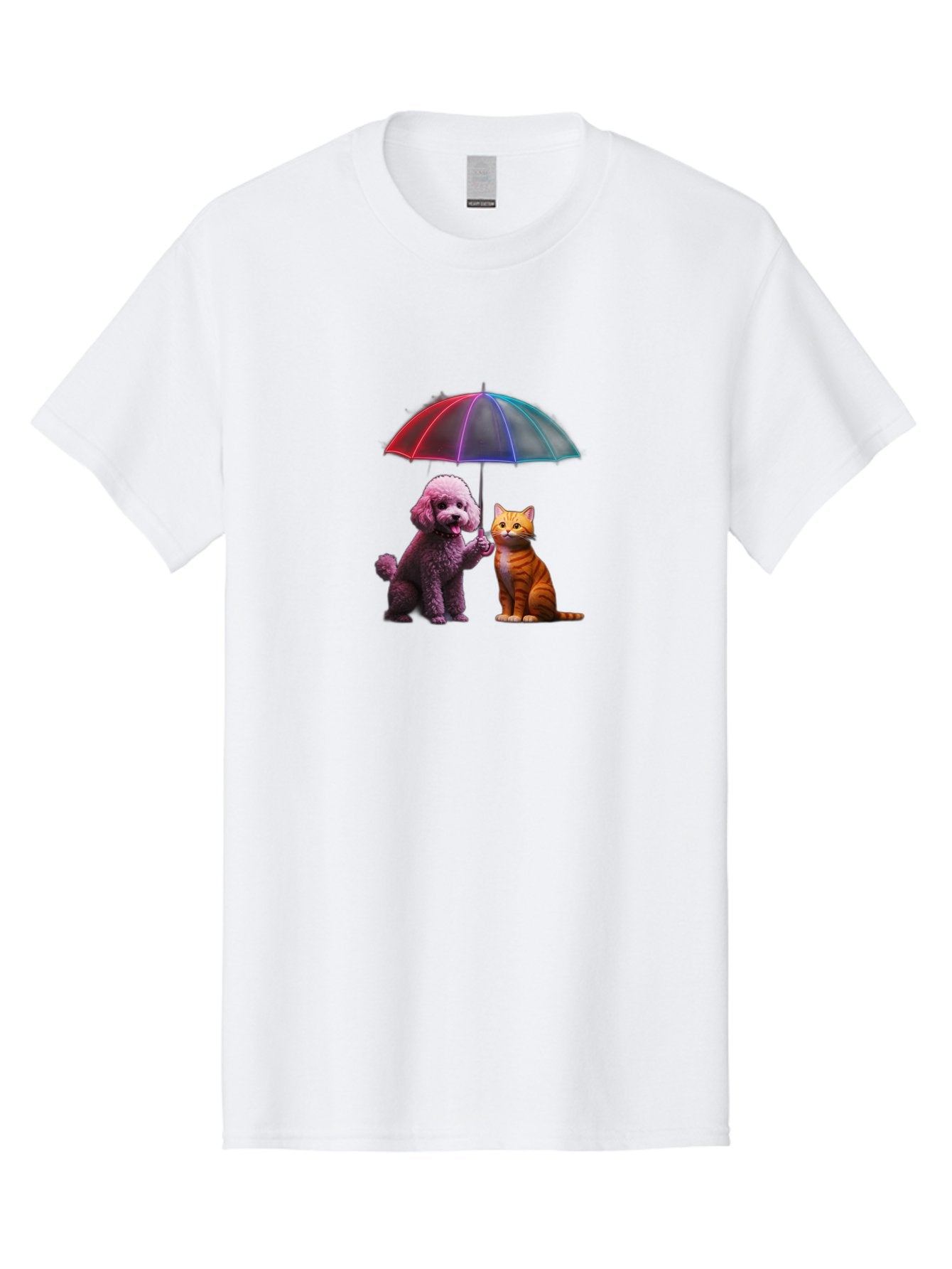 Dog-And-Cat-Under-Umbrella Men'S Graphic Tee, 100% Cotton, Comfortable Casual Summer Wear, Machine Washable, Vintage Camera, Old Camera, Antique Camera, Black Camera, Classic Photography, Photography Equipment, Nostalgic Device, Film Camera, Baf798 9
