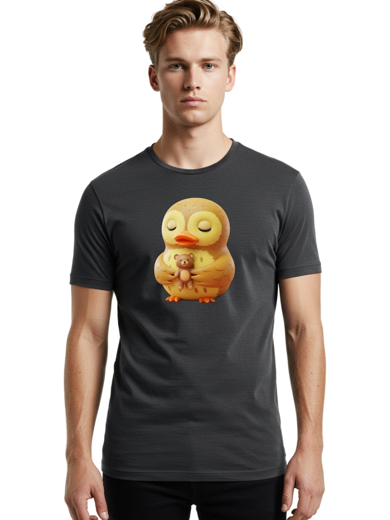 Duckling-And-Teddy Men'S Graphic Tee, 100% Cotton, Comfortable Casual Summer Wear, Machine Washable, Vintage Camera, Old Camera, Antique Camera, Black Camera, Classic Photography, Photography Equipment, Nostalgic Device, Film Camera, Baf800 27