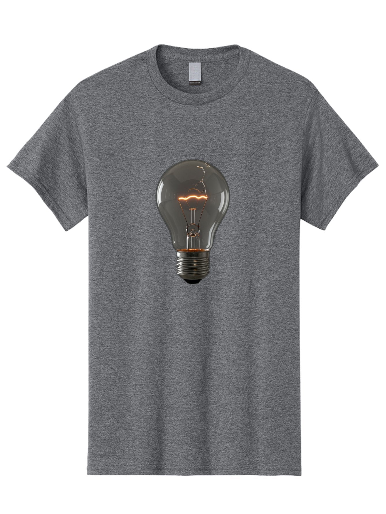 Edison-Bulb Men'S Graphic Tee, 100% Cotton, Comfortable Casual Summer Wear, Machine Washable, Vintage Camera, Old Camera, Antique Camera, Black Camera, Classic Photography, Photography Equipment, Nostalgic Device, Film Camera, Camera Art Baf801
