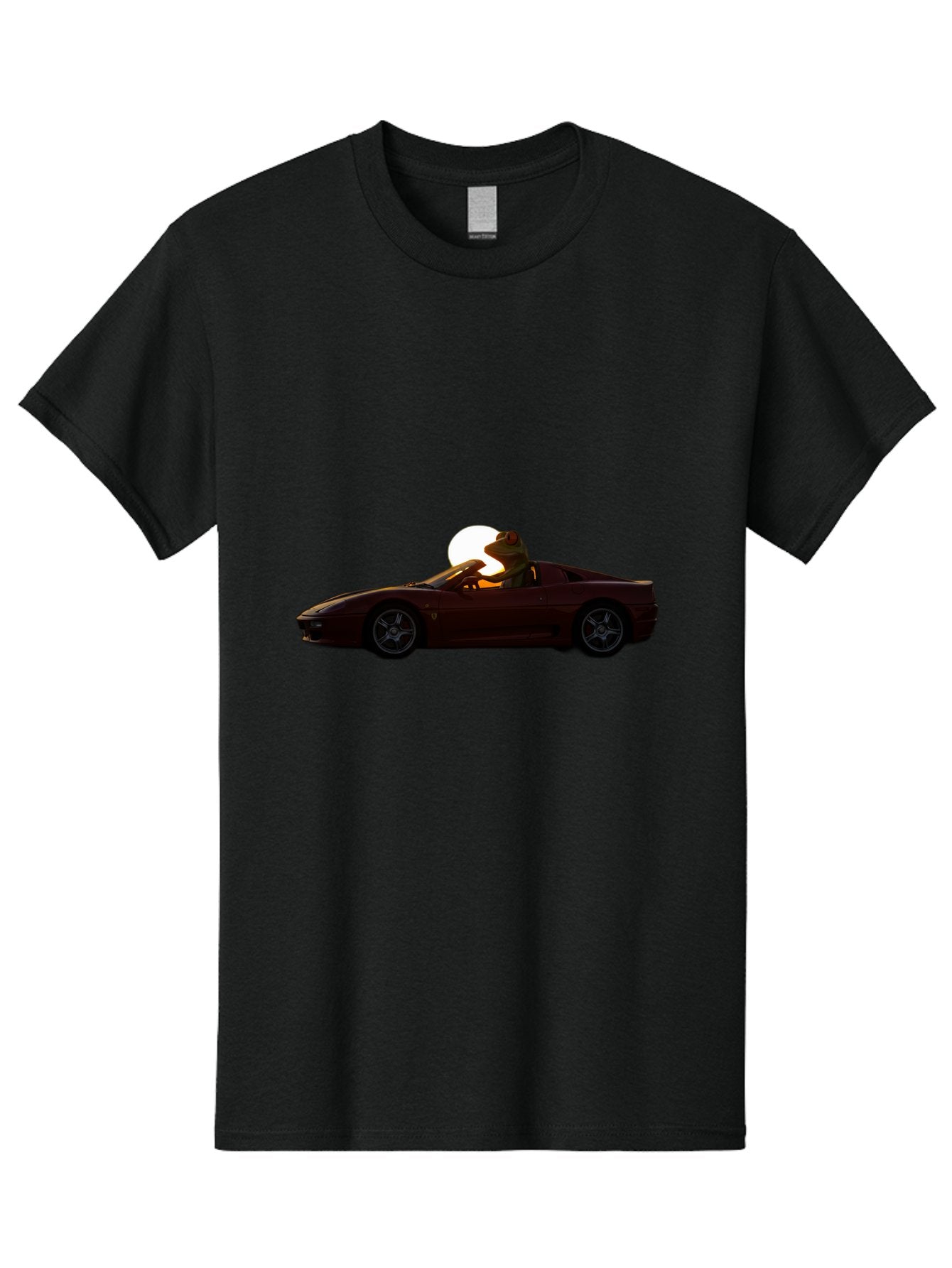 Ferrari-Convertible Men'S Graphic Tee, 100% Cotton, Comfortable Casual Summer Wear, Machine Washable, Vintage Camera, Old Camera, Antique Camera, Black Camera, Classic Photography, Photography Equipment, Nostalgic Device, Film Camera, Baf804 4