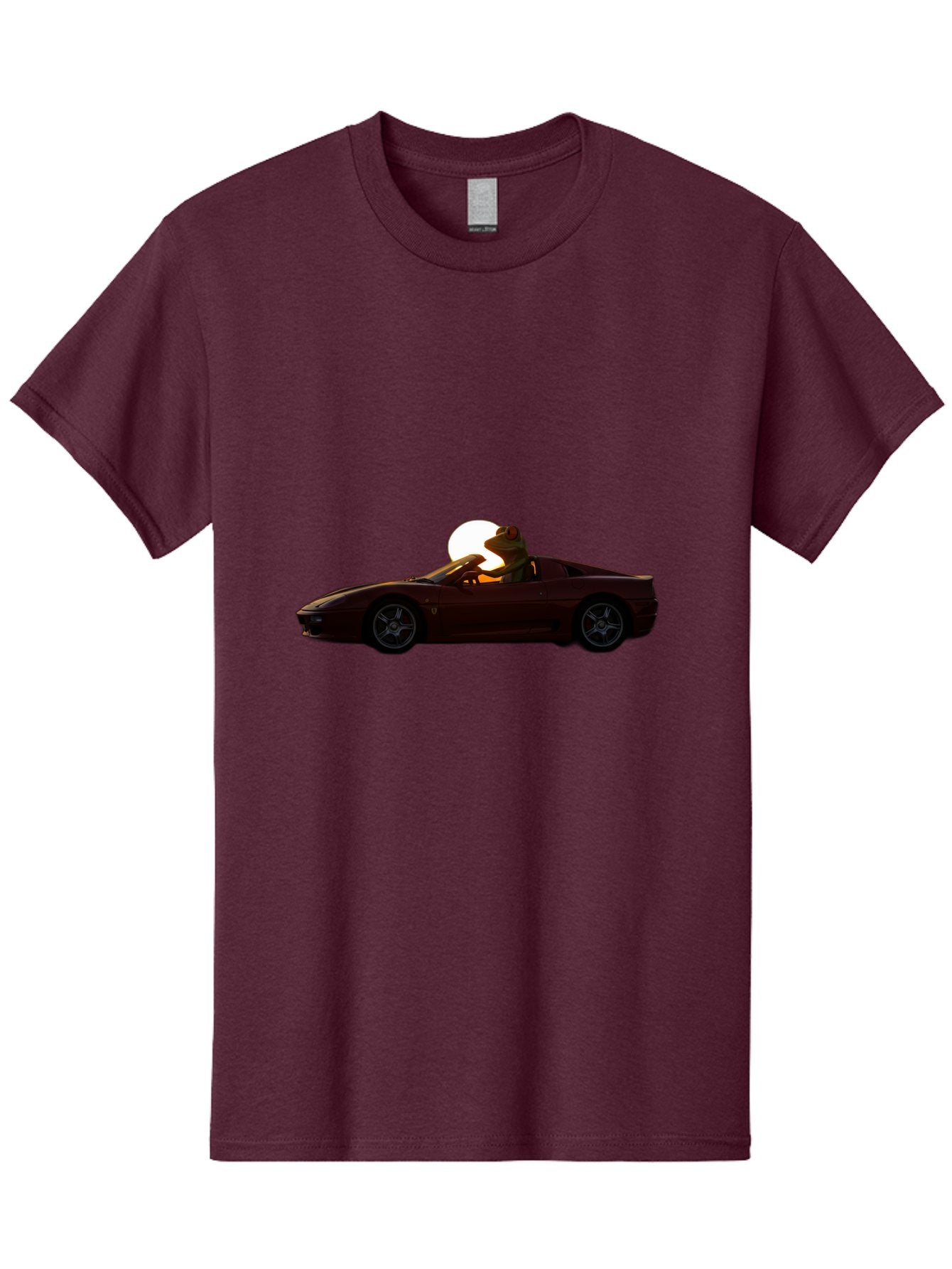Ferrari-Convertible Men'S Graphic Tee, 100% Cotton, Comfortable Casual Summer Wear, Machine Washable, Vintage Camera, Old Camera, Antique Camera, Black Camera, Classic Photography, Photography Equipment, Nostalgic Device, Film Camera, Baf804 13