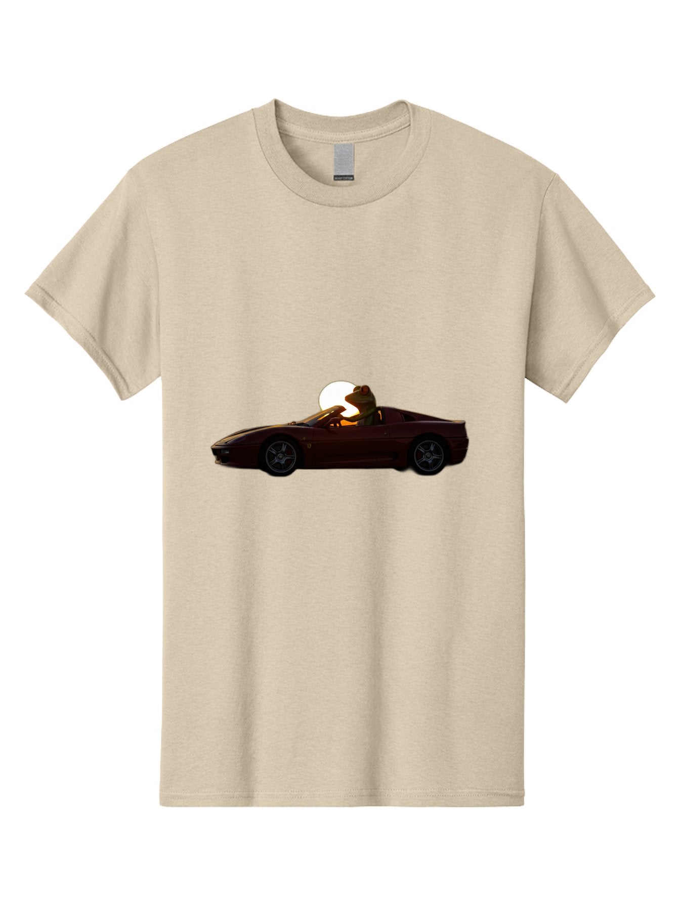 Ferrari-Convertible Men'S Graphic Tee, 100% Cotton, Comfortable Casual Summer Wear, Machine Washable, Vintage Camera, Old Camera, Antique Camera, Black Camera, Classic Photography, Photography Equipment, Nostalgic Device, Film Camera, Baf804 6