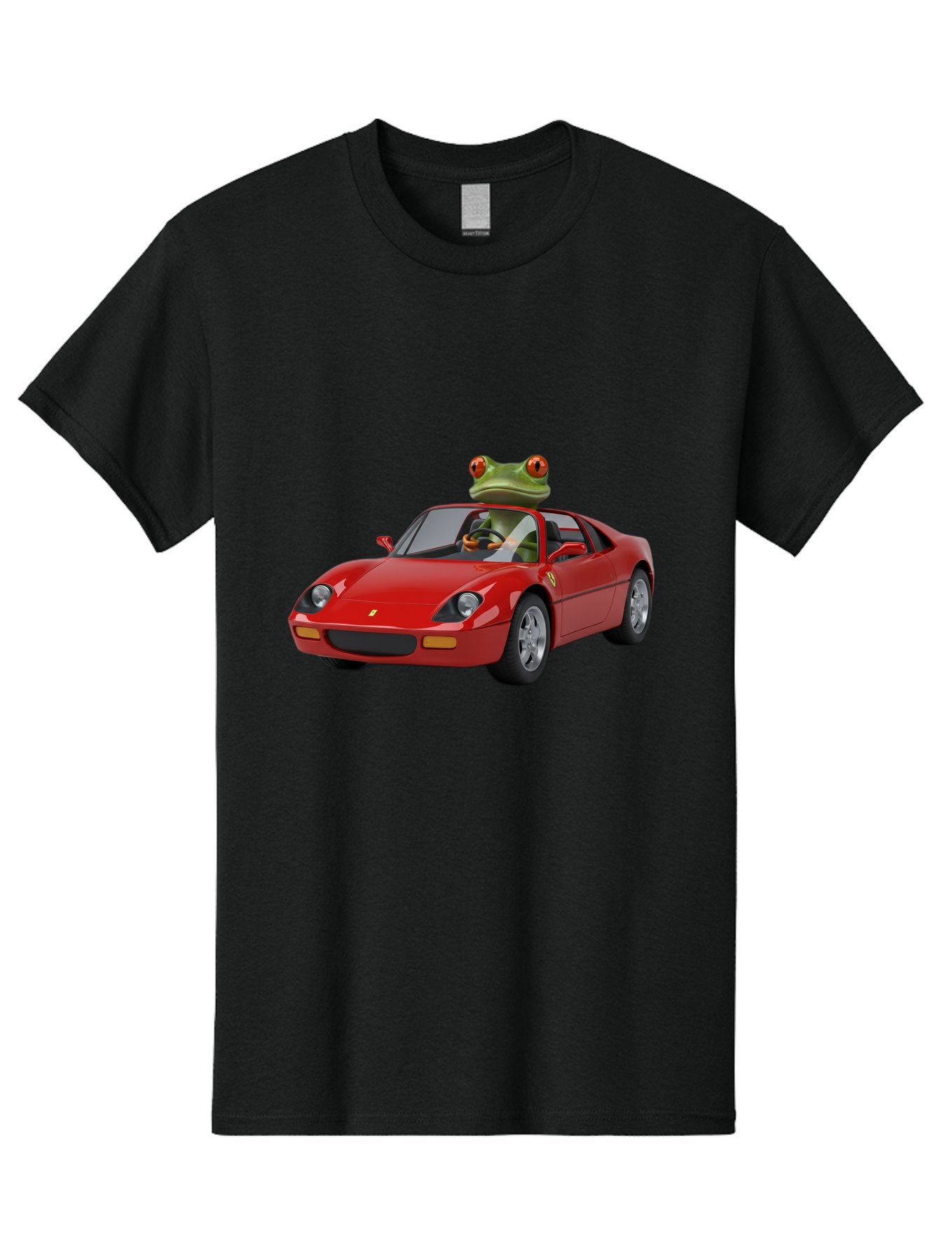 Ferrari-With-Frog Men'S Graphic Tee, 100% Cotton, Comfortable Casual Summer Wear, Machine Washable, Vintage Camera, Old Camera, Antique Camera, Black Camera, Classic Photography, Photography Equipment, Nostalgic Device, Film Camera, Camera Art Baf807 12