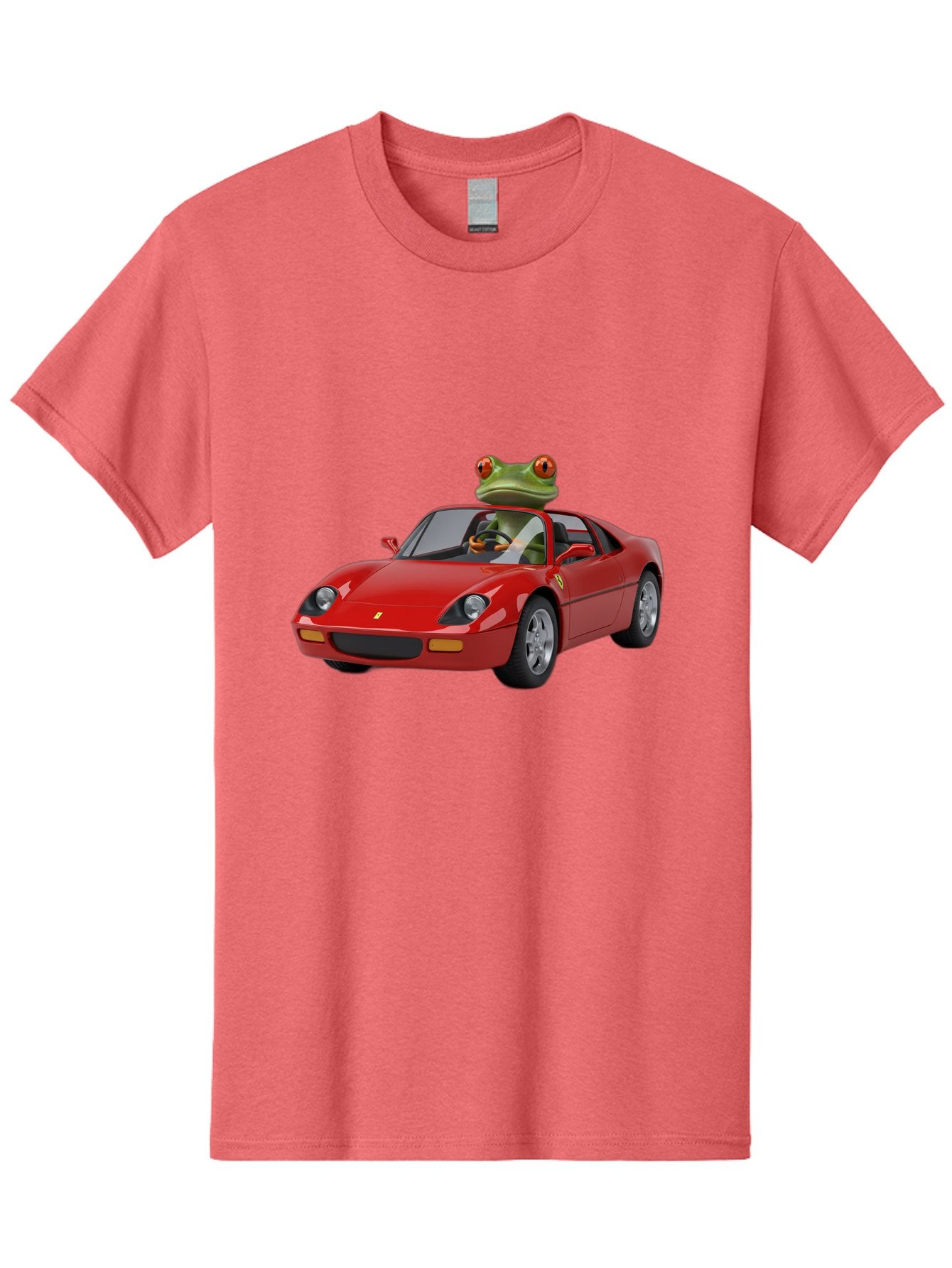 Ferrari-With-Frog Men'S Graphic Tee, 100% Cotton, Comfortable Casual Summer Wear, Machine Washable, Vintage Camera, Old Camera, Antique Camera, Black Camera, Classic Photography, Photography Equipment, Nostalgic Device, Film Camera, Camera Art Baf807 7