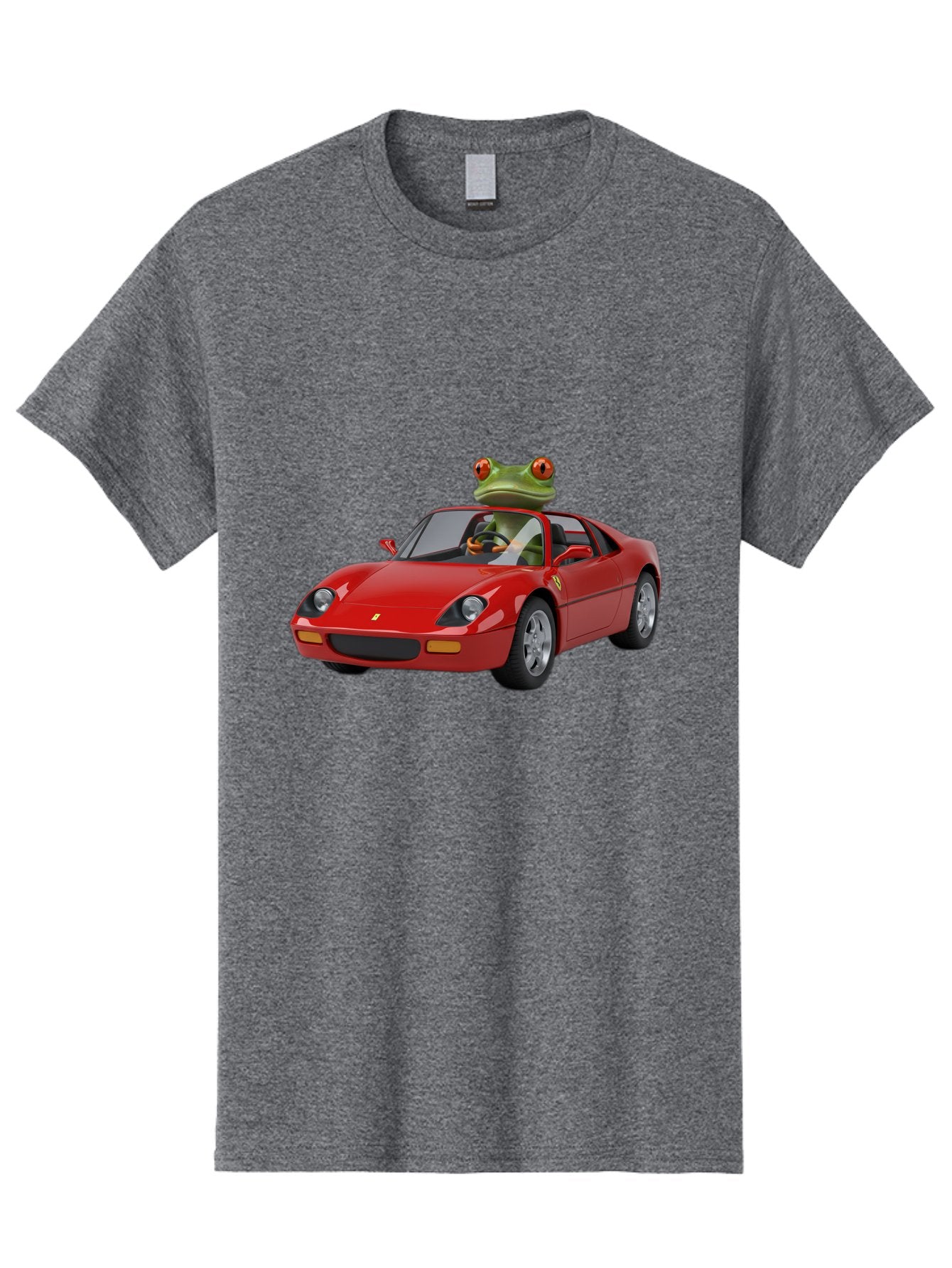 Ferrari-With-Frog Men'S Graphic Tee, 100% Cotton, Comfortable Casual Summer Wear, Machine Washable, Vintage Camera, Old Camera, Antique Camera, Black Camera, Classic Photography, Photography Equipment, Nostalgic Device, Film Camera, Camera Art Baf807 6