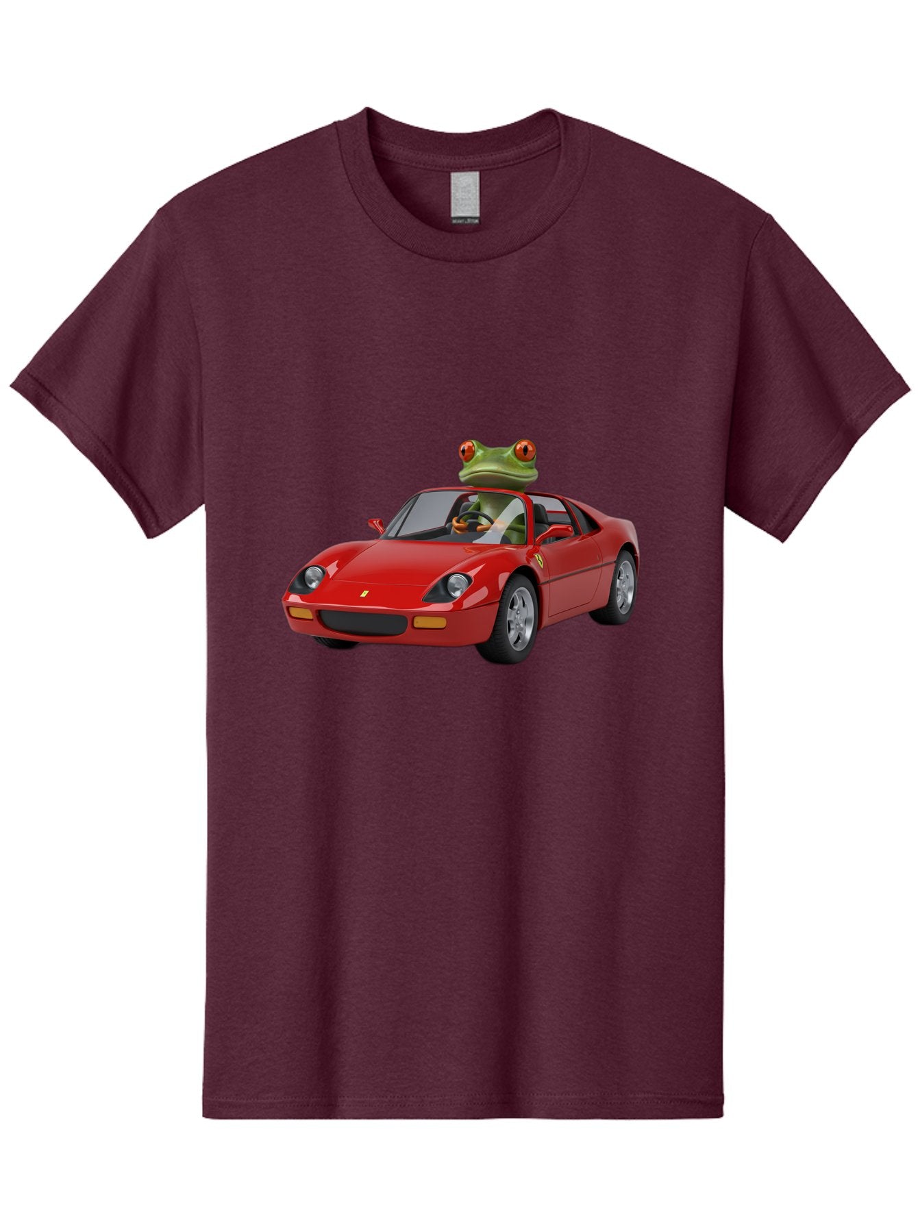 Ferrari-With-Frog Men'S Graphic Tee, 100% Cotton, Comfortable Casual Summer Wear, Machine Washable, Vintage Camera, Old Camera, Antique Camera, Black Camera, Classic Photography, Photography Equipment, Nostalgic Device, Film Camera, Camera Art Baf807 3