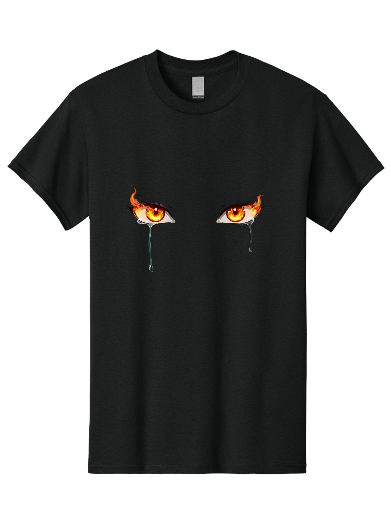 Fiery-Eyes-2 Men'S Graphic Tee, 100% Cotton, Comfortable Casual Summer Wear, Machine Washable, Vintage Camera, Old Camera, Antique Camera, Black Camera, Classic Photography, Photography Equipment, Nostalgic Device, Film Camera, Camera Art Baf809 13