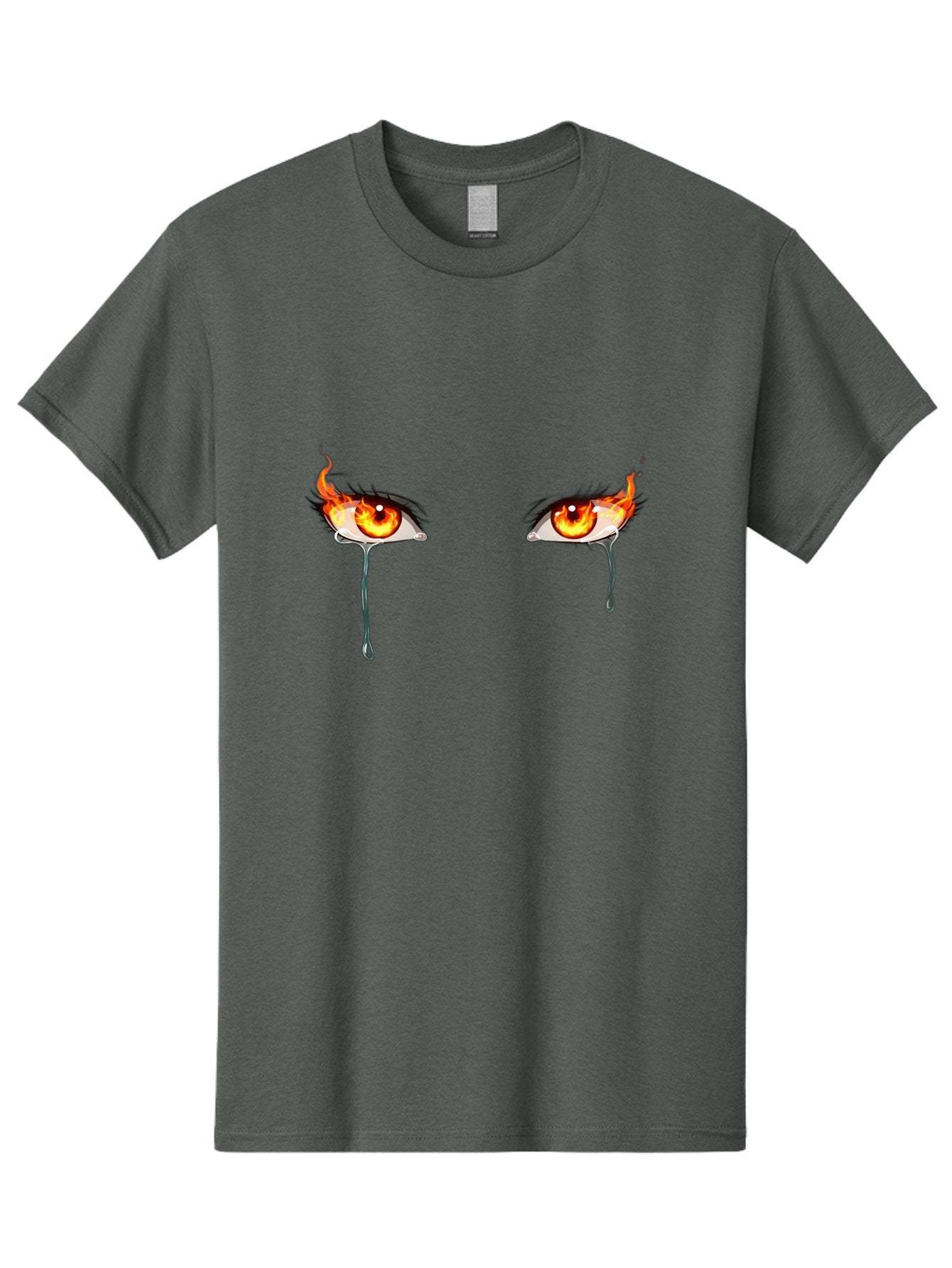Fiery-Eyes-2 Men'S Graphic Tee, 100% Cotton, Comfortable Casual Summer Wear, Machine Washable, Vintage Camera, Old Camera, Antique Camera, Black Camera, Classic Photography, Photography Equipment, Nostalgic Device, Film Camera, Camera Art Baf809 5