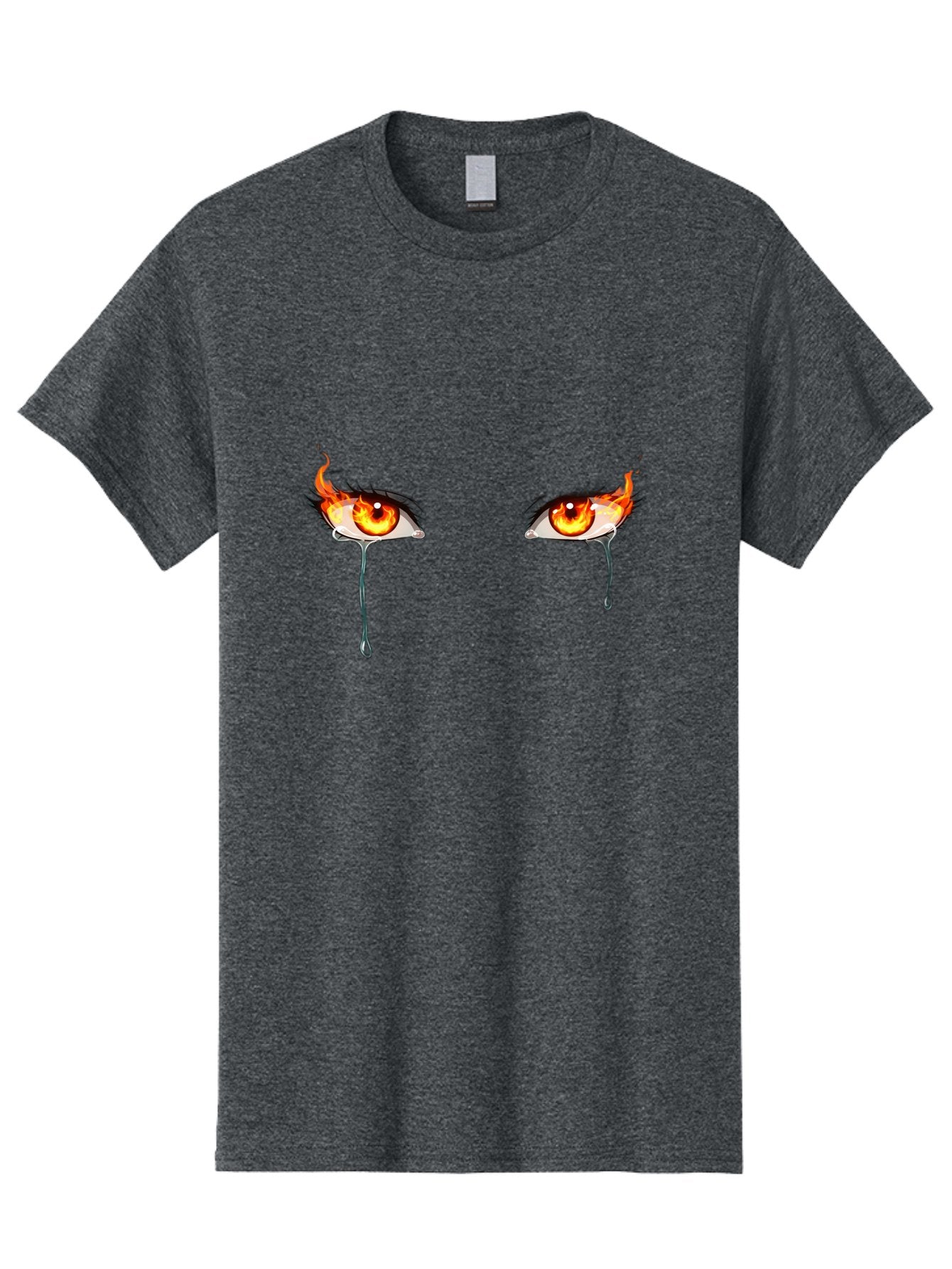 Fiery-Eyes-2 Men'S Graphic Tee, 100% Cotton, Comfortable Casual Summer Wear, Machine Washable, Vintage Camera, Old Camera, Antique Camera, Black Camera, Classic Photography, Photography Equipment, Nostalgic Device, Film Camera, Camera Art Baf809 3