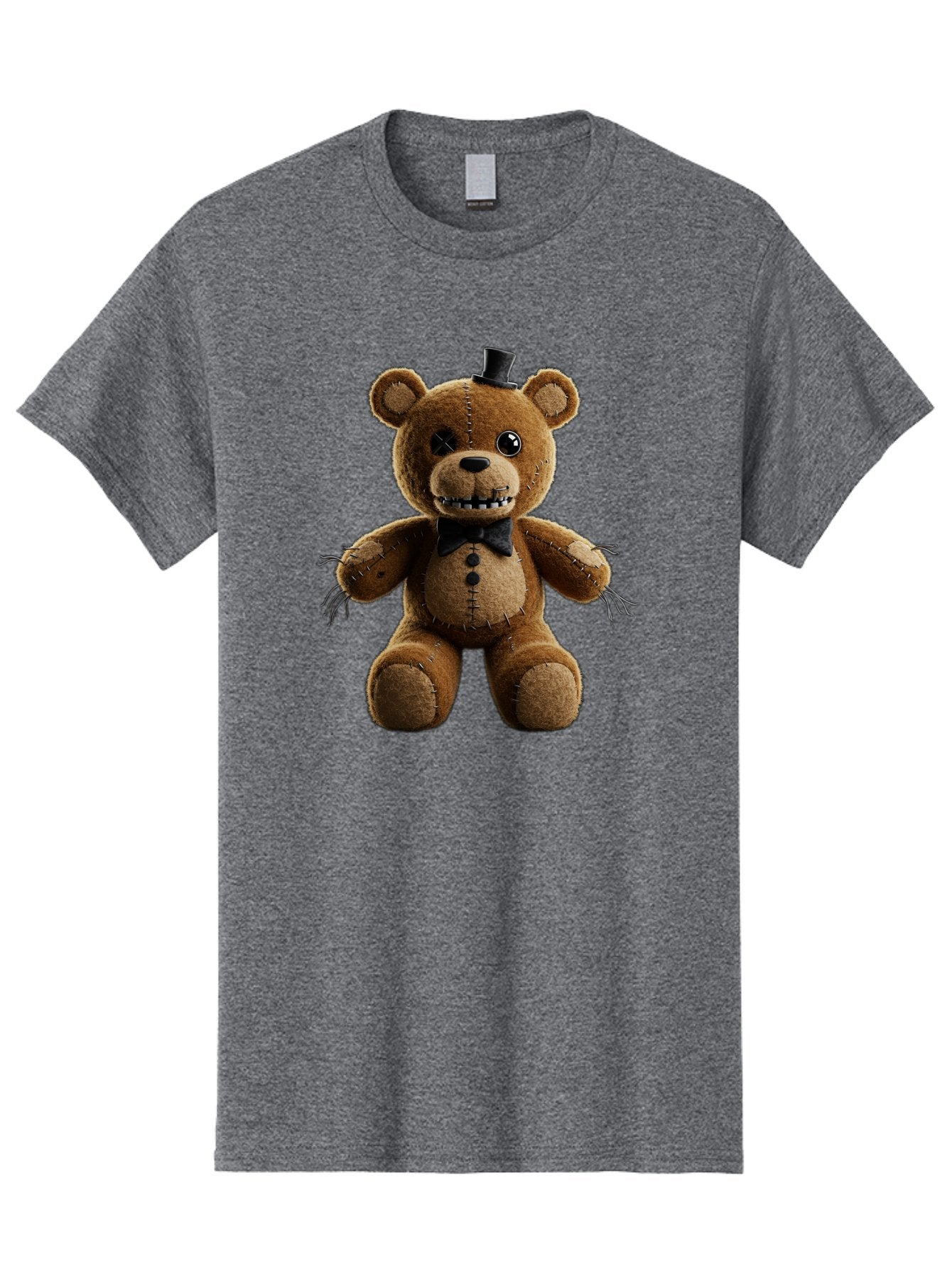 Five-Nights-At-Freddy-S-Teddy-Bear-1 Men'S Graphic Tee, 100% Cotton, Comfortable Casual Summer Wear, Machine Washable, Vintage Camera, Old Camera, Antique Camera, Black Camera, Classic Photography, Photography Equipment, Nostalgic Device, Baf812 12