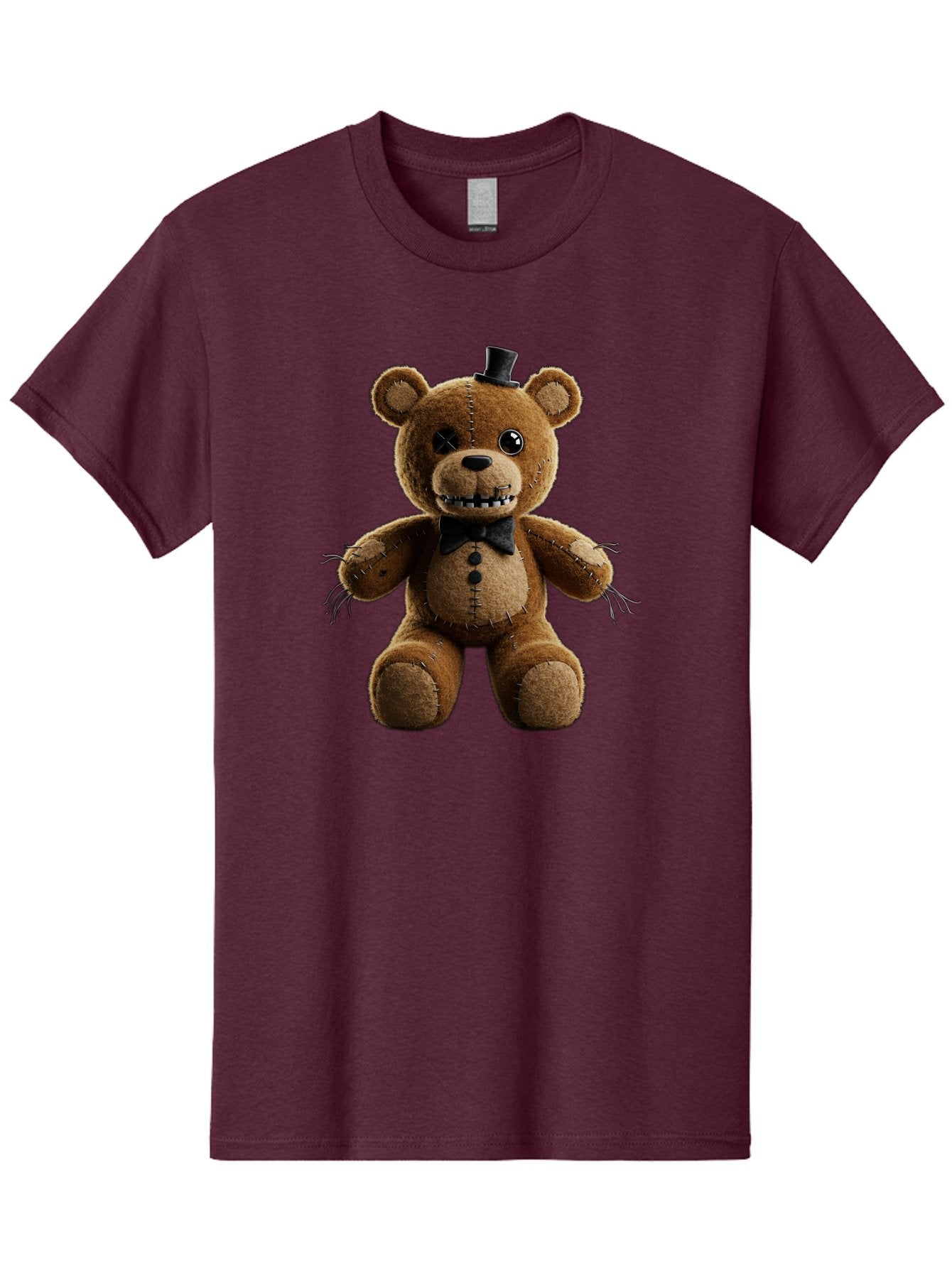 Five-Nights-At-Freddy-S-Teddy-Bear-1 Men'S Graphic Tee, 100% Cotton, Comfortable Casual Summer Wear, Machine Washable, Vintage Camera, Old Camera, Antique Camera, Black Camera, Classic Photography, Photography Equipment, Nostalgic Device, Baf812 9