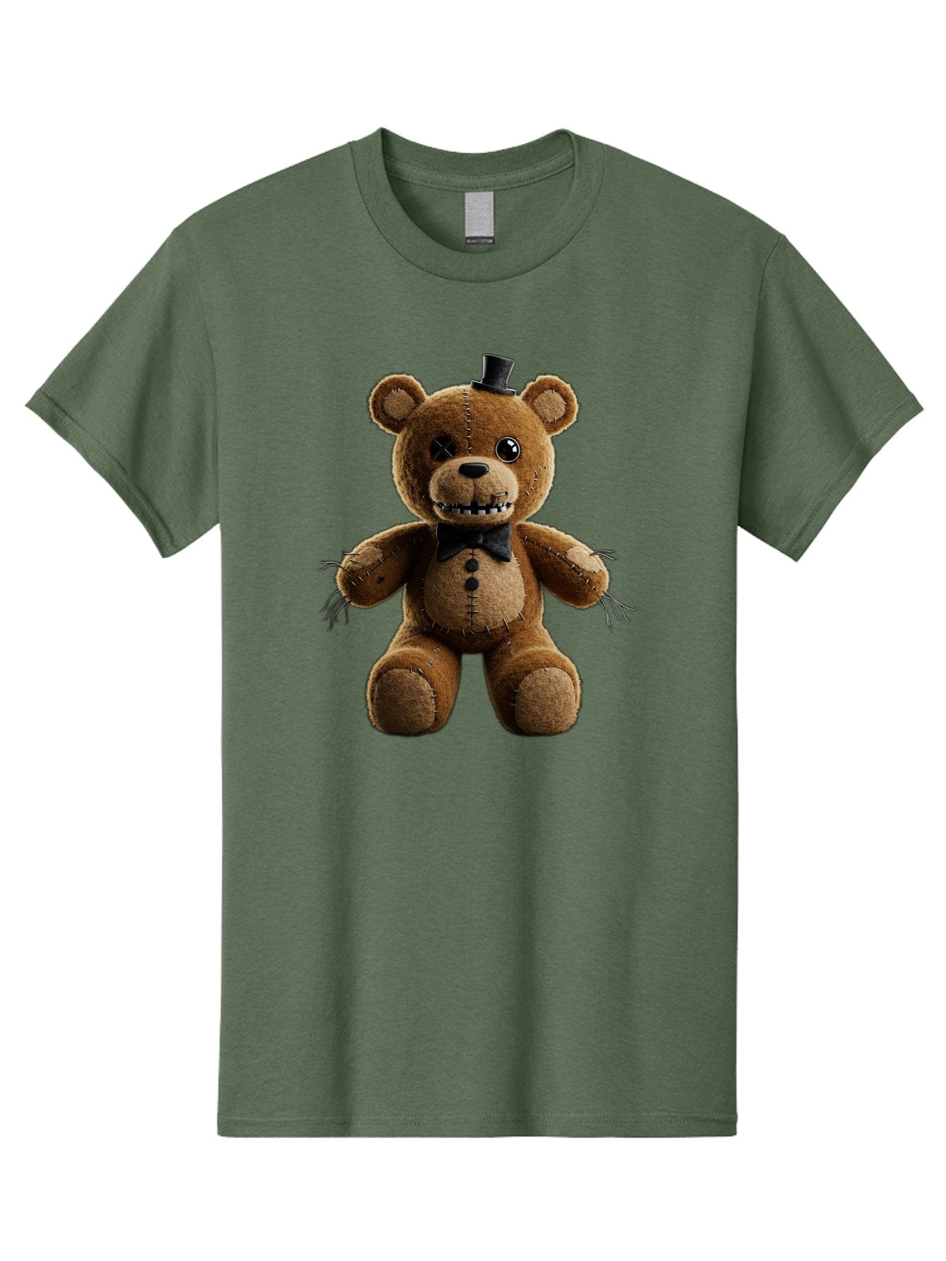 Five-Nights-At-Freddy-S-Teddy-Bear-1 Men'S Graphic Tee, 100% Cotton, Comfortable Casual Summer Wear, Machine Washable, Vintage Camera, Old Camera, Antique Camera, Black Camera, Classic Photography, Photography Equipment, Nostalgic Device, Baf812 5