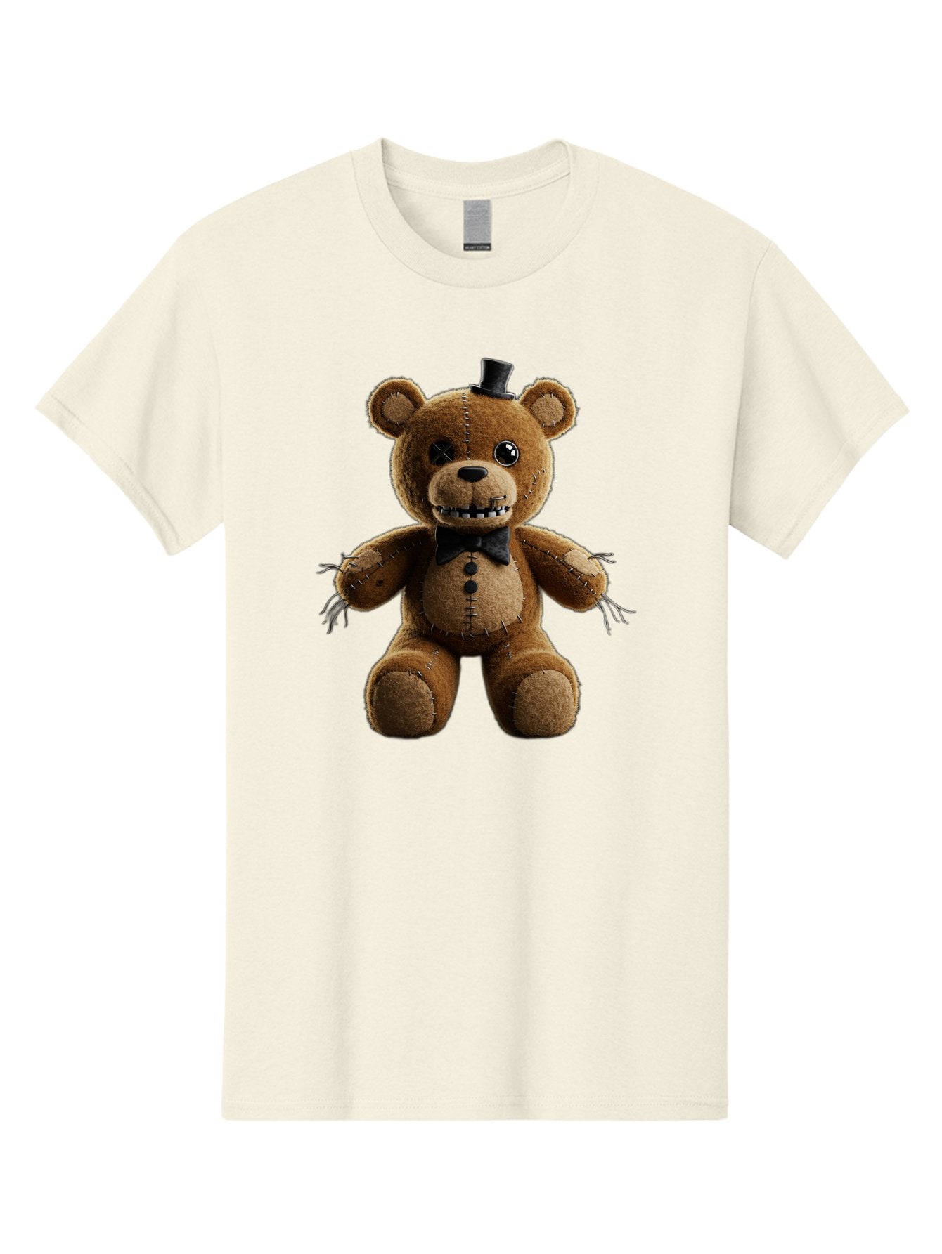 Five-Nights-At-Freddy-S-Teddy-Bear-1 Men'S Graphic Tee, 100% Cotton, Comfortable Casual Summer Wear, Machine Washable, Vintage Camera, Old Camera, Antique Camera, Black Camera, Classic Photography, Photography Equipment, Nostalgic Device, Baf812 4