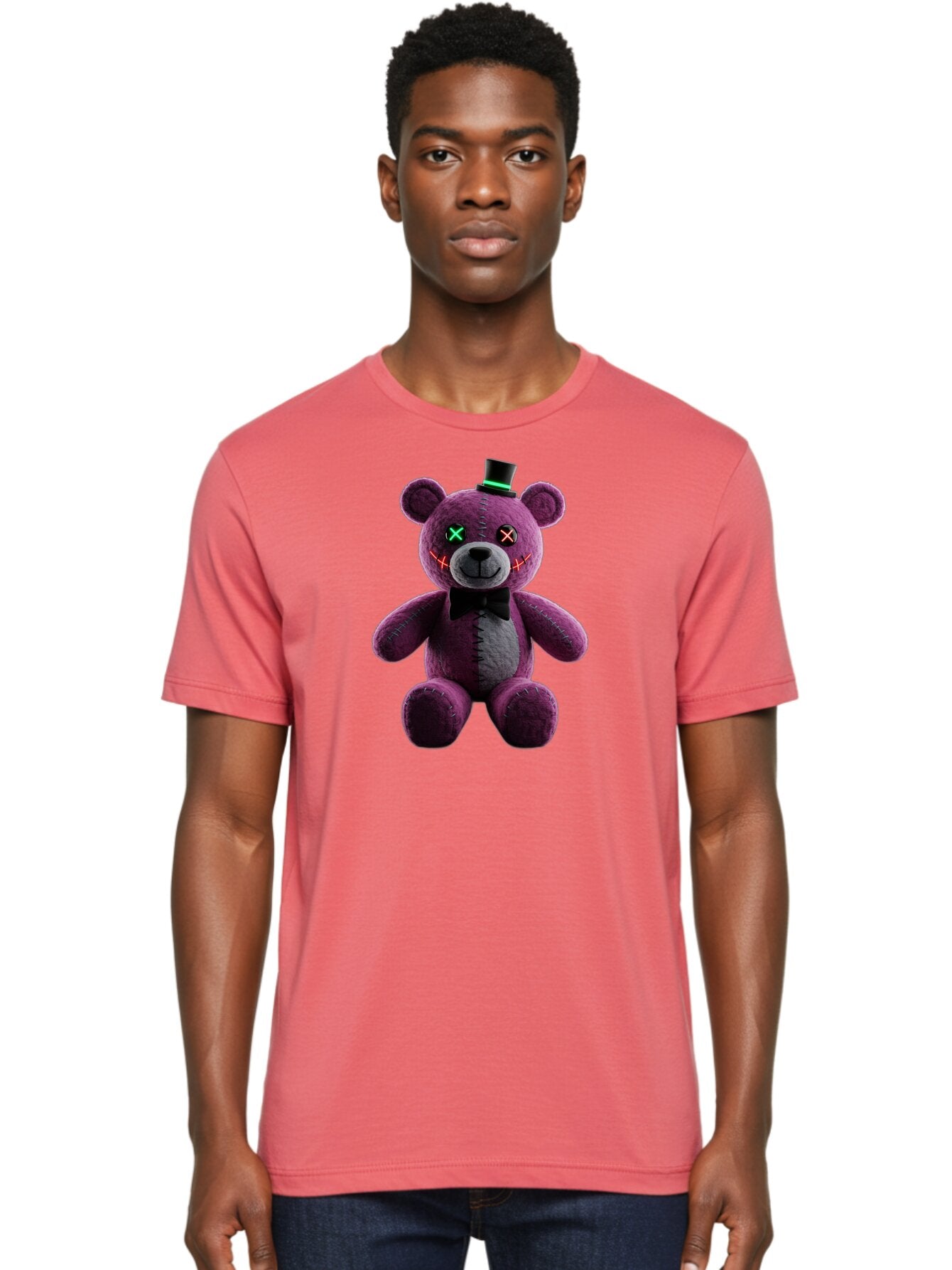 Five-Nights-At-Freddy-S-Teddy-Bear Men'S Graphic Tee, 100% Cotton, Comfortable Casual Summer Wear, Machine Washable, Vintage Camera, Old Camera, Antique Camera, Black Camera, Classic Photography, Photography Equipment, Nostalgic Device, Baf813 26