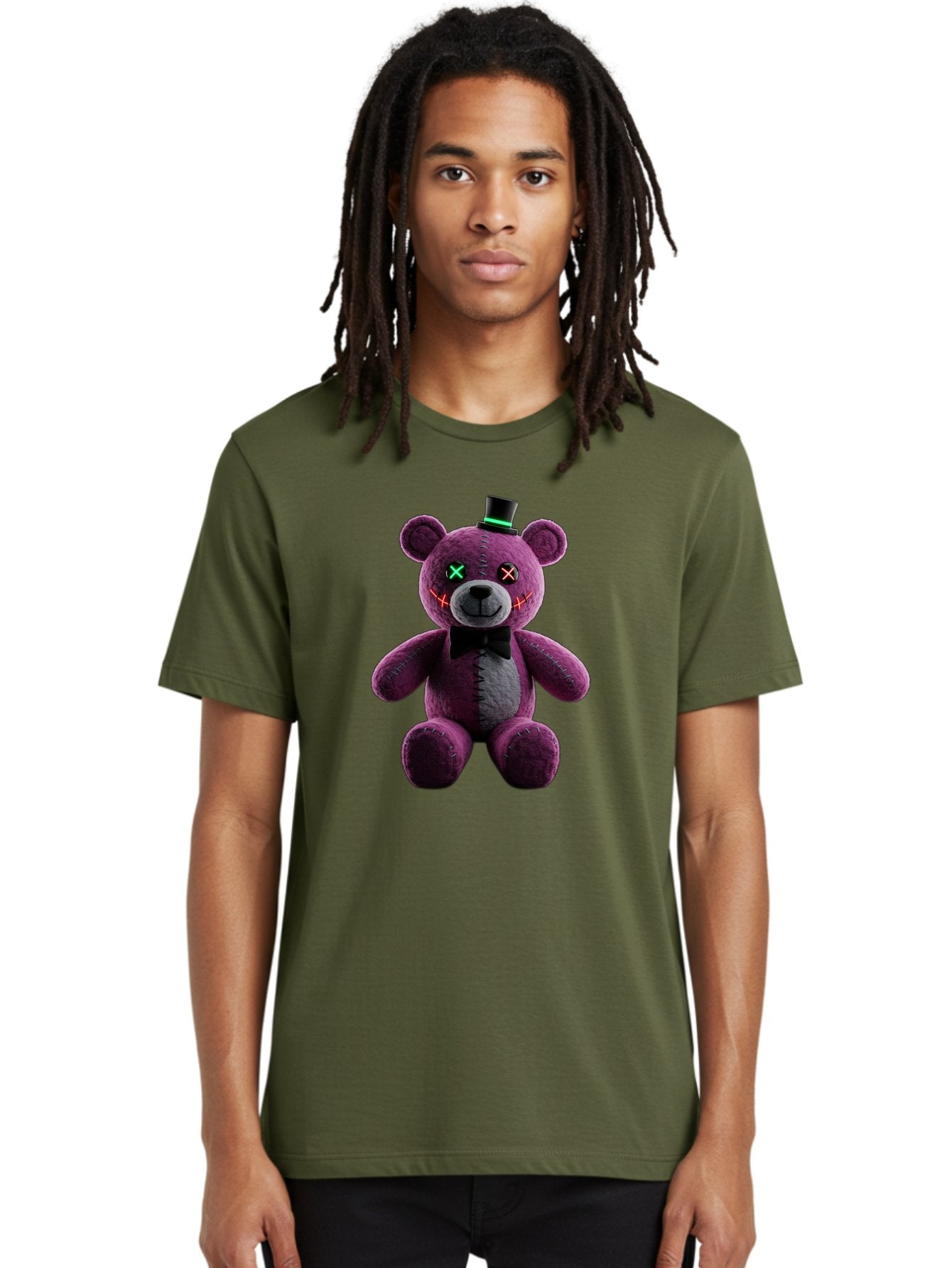 Five-Nights-At-Freddy-S-Teddy-Bear Men'S Graphic Tee, 100% Cotton, Comfortable Casual Summer Wear, Machine Washable, Vintage Camera, Old Camera, Antique Camera, Black Camera, Classic Photography, Photography Equipment, Nostalgic Device, Baf813 20