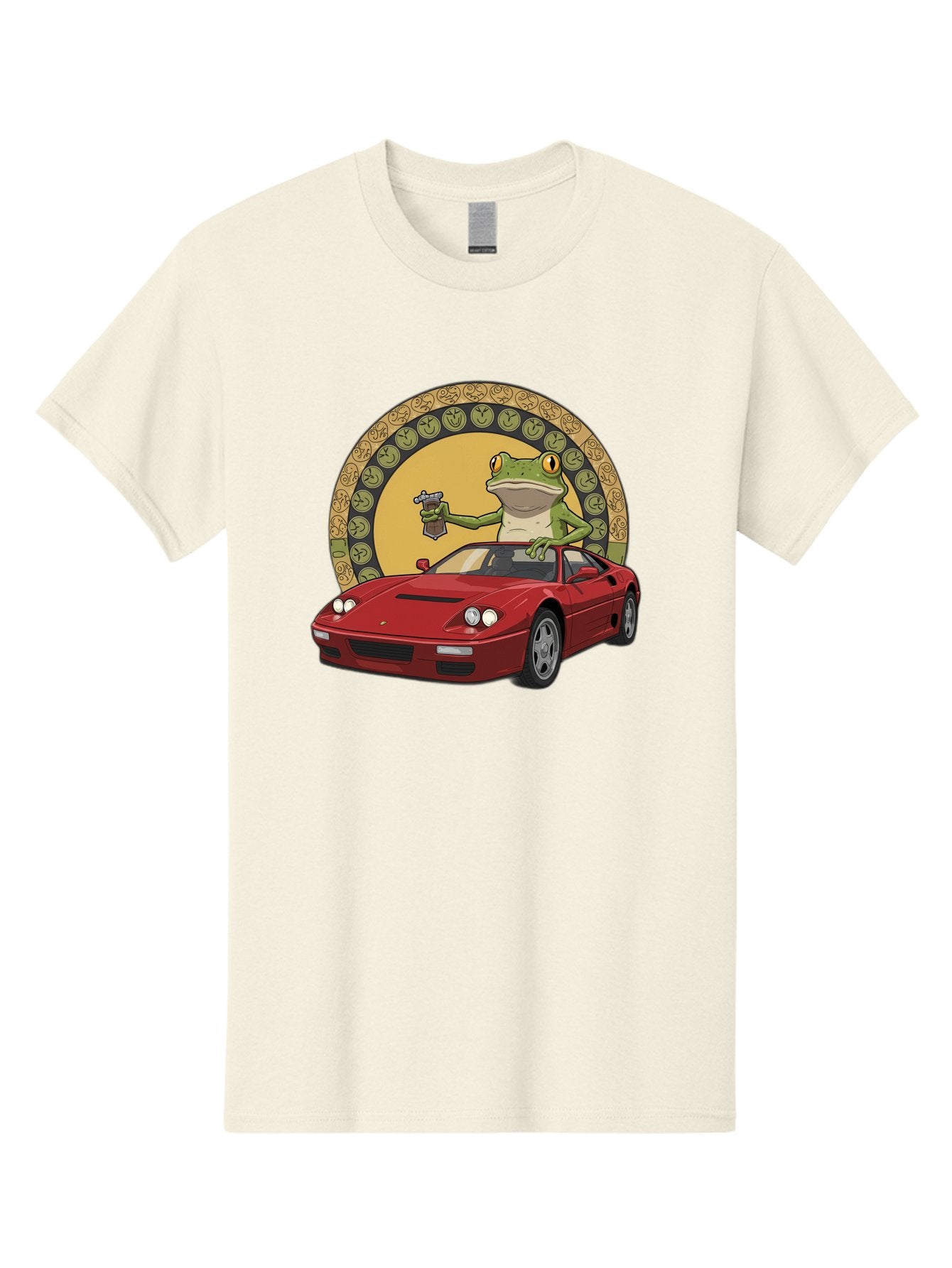Frog-Driving-Ferrari-1 Men'S Graphic Tee, 100% Cotton, Comfortable Casual Summer Wear, Machine Washable, Vintage Camera, Old Camera, Antique Camera, Black Camera, Classic Photography, Photography Equipment, Nostalgic Device, Film Camera, Baf820 7