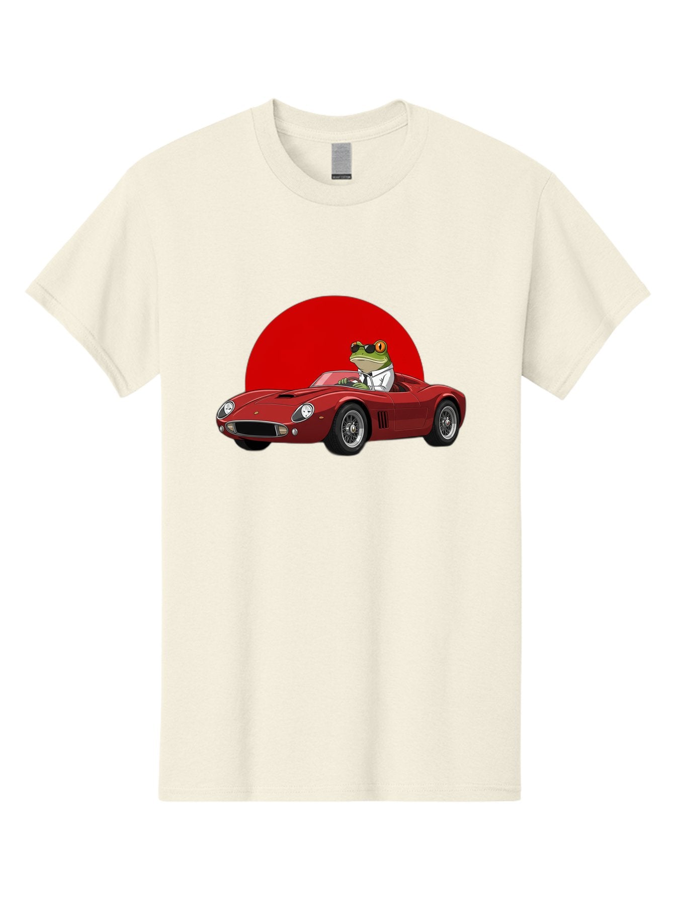 Frog-Driving-Red-Convertible Men'S Graphic Tee, 100% Cotton, Comfortable Casual Summer Wear, Machine Washable, Vintage Camera, Old Camera, Antique Camera, Black Camera, Classic Photography, Photography Equipment, Nostalgic Device, Film Camera, Baf822 11
