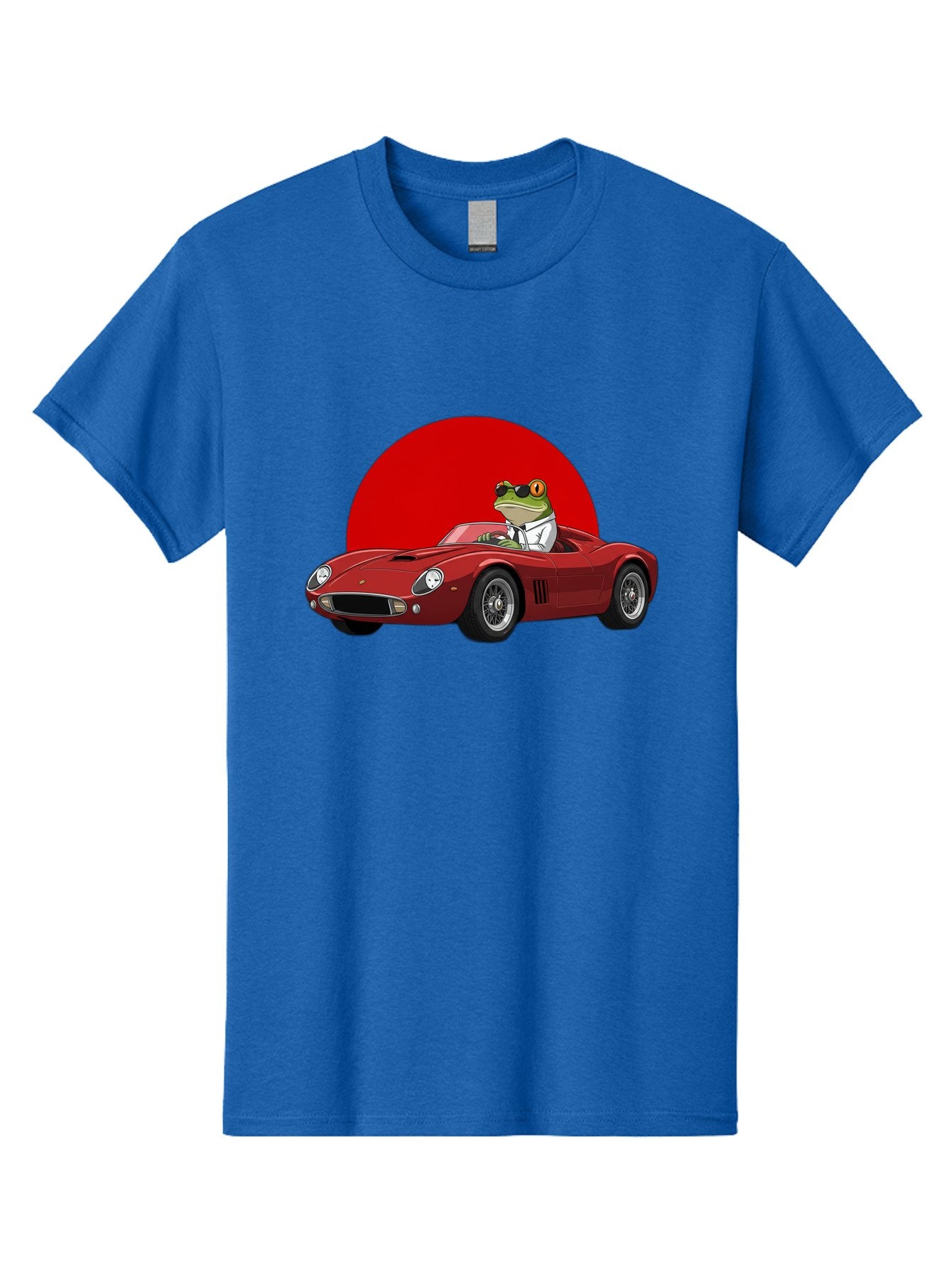 Frog-Driving-Red-Convertible Men'S Graphic Tee, 100% Cotton, Comfortable Casual Summer Wear, Machine Washable, Vintage Camera, Old Camera, Antique Camera, Black Camera, Classic Photography, Photography Equipment, Nostalgic Device, Film Camera, Baf822 7