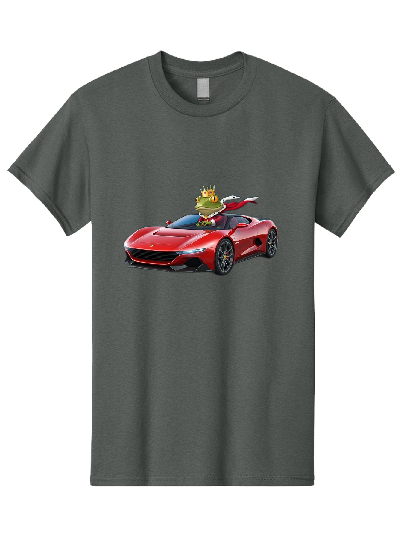 Frog-In-Ferrari-1 Men'S Graphic Tee, 100% Cotton, Comfortable Casual Summer Wear, Machine Washable, Vintage Camera, Old Camera, Antique Camera, Black Camera, Classic Photography, Photography Equipment, Nostalgic Device, Film Camera, Camera Art Baf825 6
