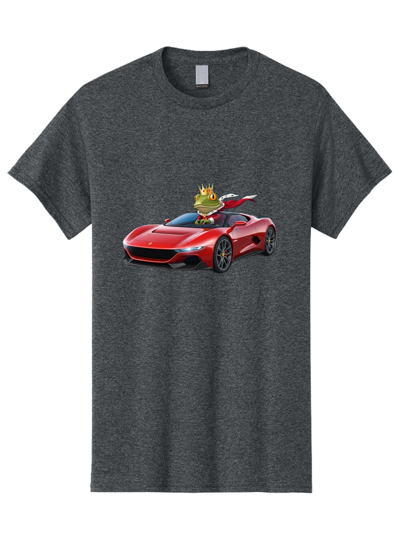 Frog-In-Ferrari-1 Men'S Graphic Tee, 100% Cotton, Comfortable Casual Summer Wear, Machine Washable, Vintage Camera, Old Camera, Antique Camera, Black Camera, Classic Photography, Photography Equipment, Nostalgic Device, Film Camera, Camera Art Baf825