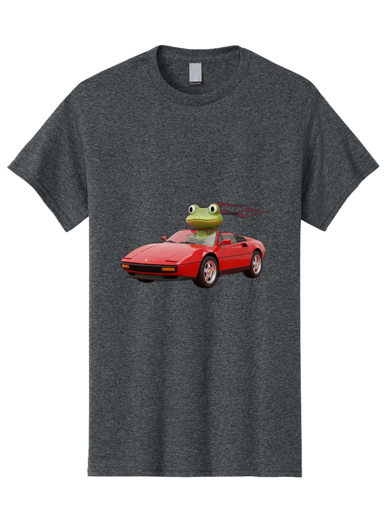 Frog-In-Ferrari-2 Men'S Graphic Tee, 100% Cotton, Comfortable Casual Summer Wear, Machine Washable, Vintage Camera, Old Camera, Antique Camera, Black Camera, Classic Photography, Photography Equipment, Nostalgic Device, Film Camera, Camera Art Baf826 11